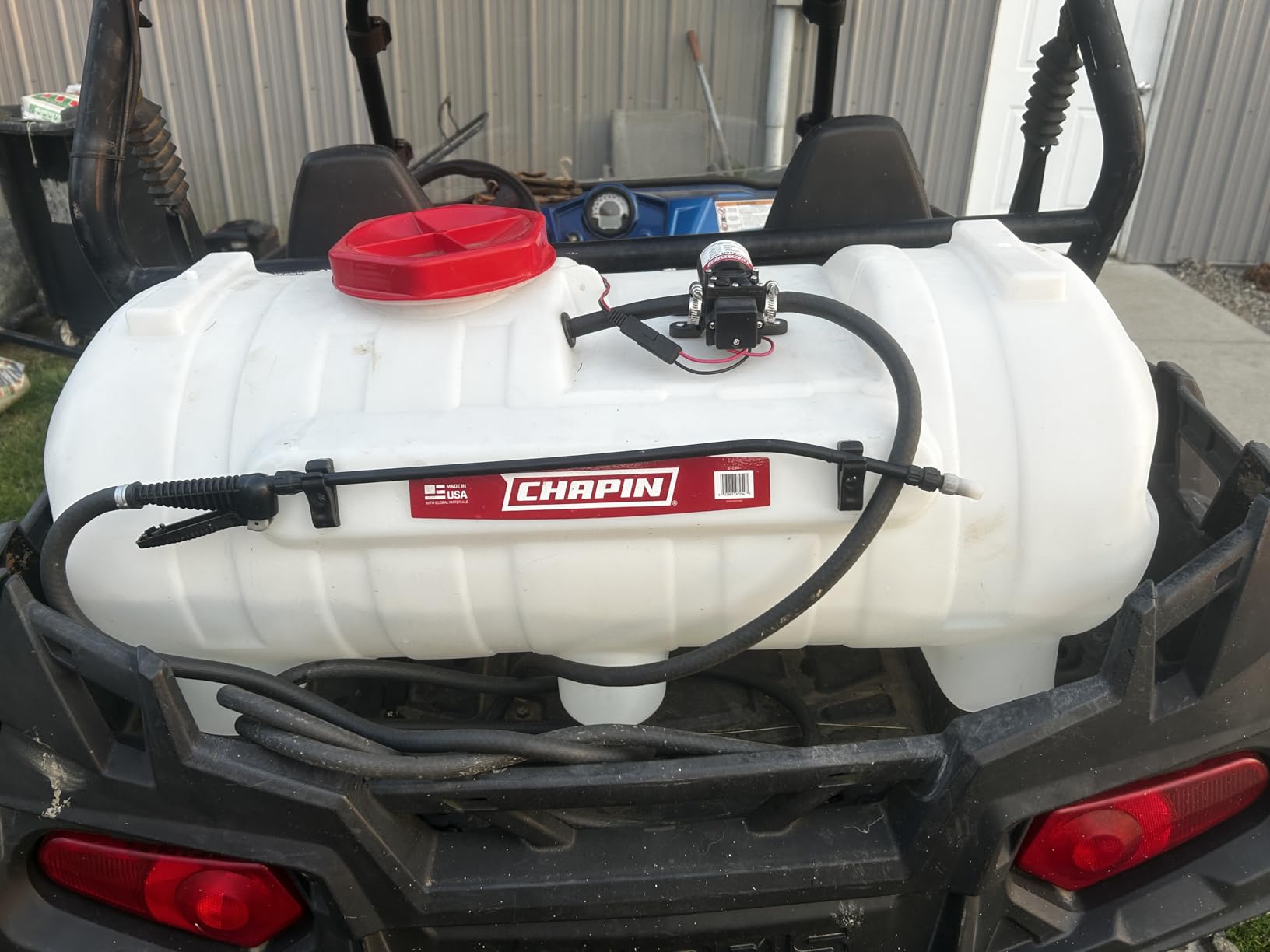 CHAPIN 97154 15-Gallon ATV/UTV Sprayer with 12V Pump & 15-Ft Hose customer photo 1