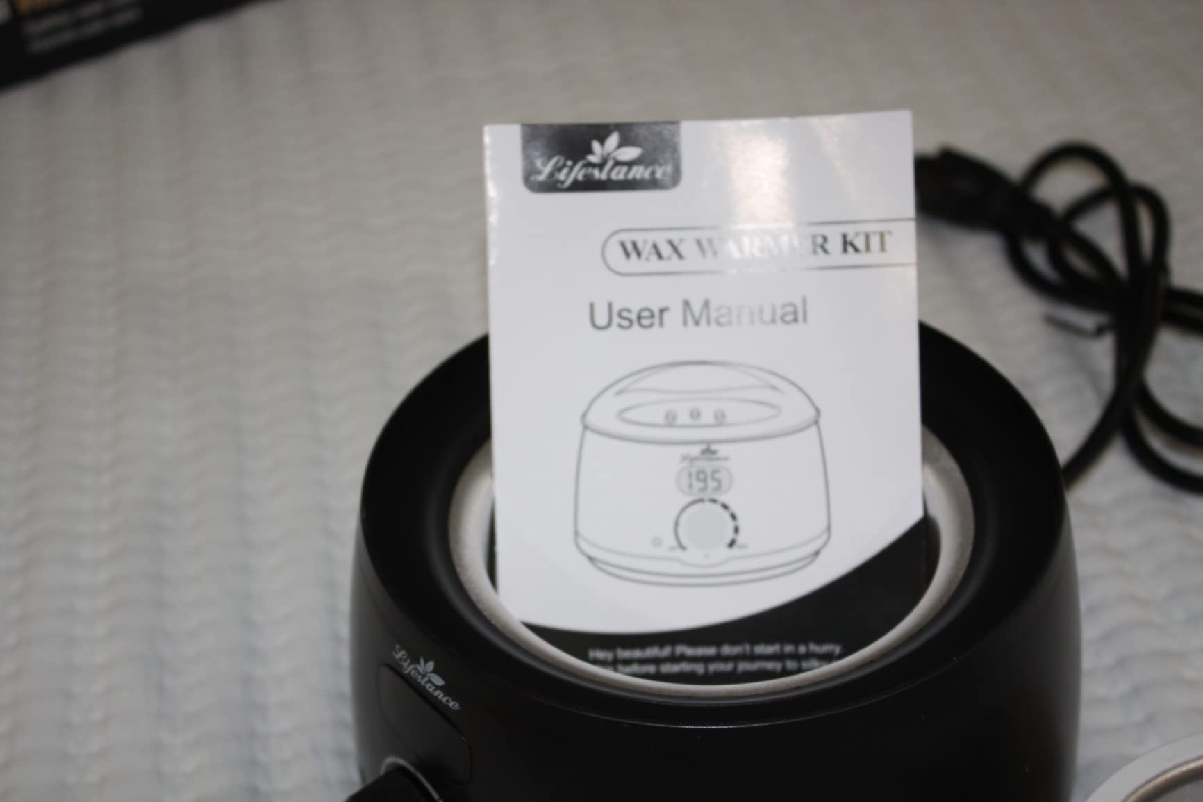 Lifestance L2 Digital Wax Warmer Machine - 500ml/14oz Fast-Heating for Hard Wax Beads, Hair Removal at Home, Professional for Brazilian, Bikini, Face, Body & Eyebrow customer photo 2