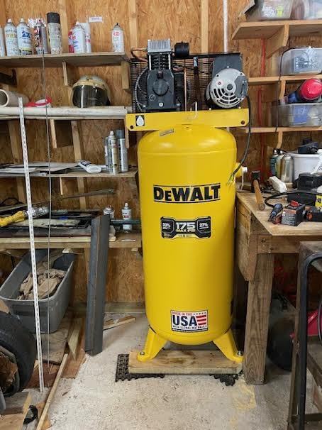 DEWALT 60 Gal. 175 PSI Stationary Electric Air Compressor. 14.6 SCFM at 90 PSI DXCM603.COM customer photo 1