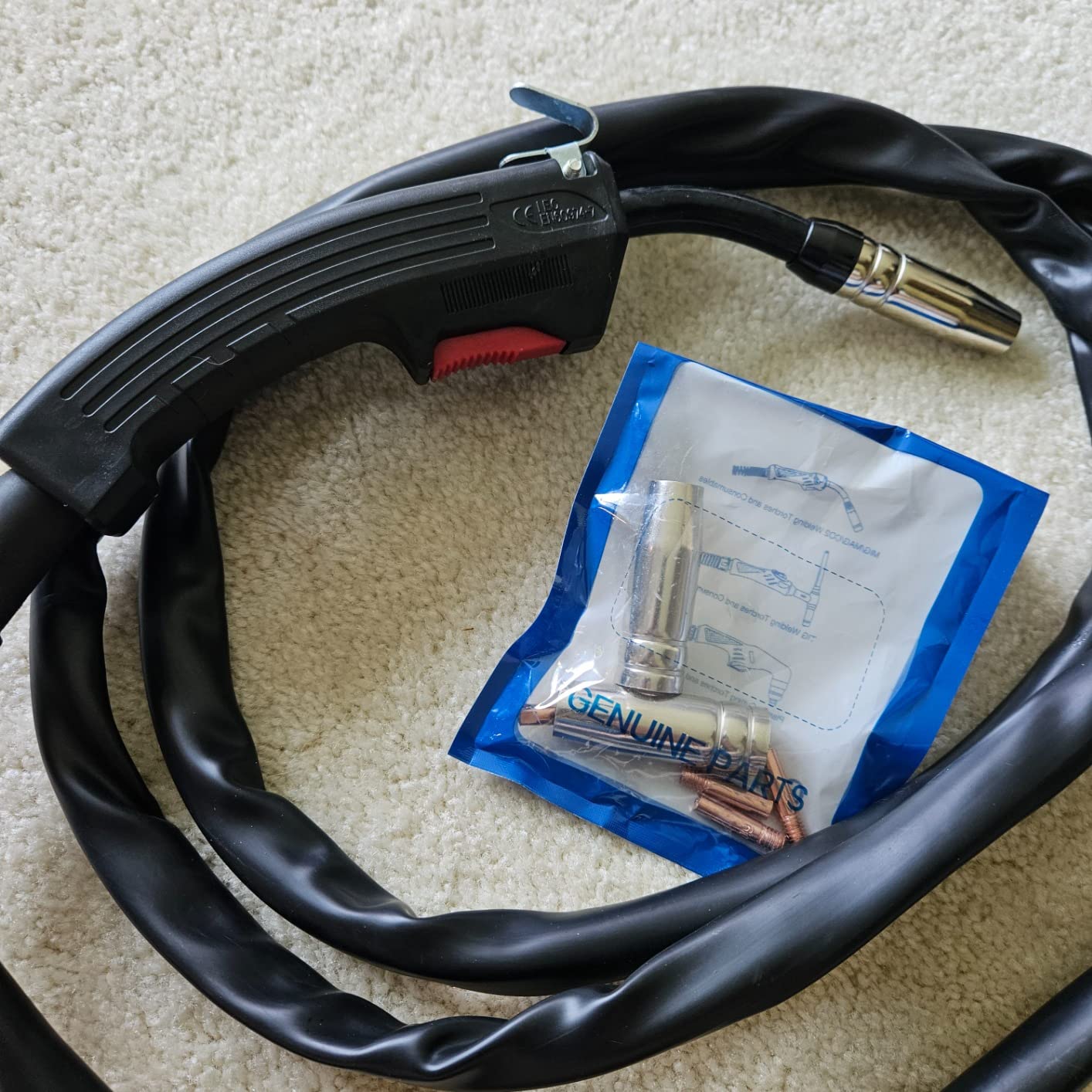 GZ GUOZHI 140A MIG Welder,3-in-1 MIG Welder with FLUX MIG/ARC/Lift TIG Multi-Process,110V Welding Machine,110V Flux Core Welder with Welding Gun(black) customer photo 1
