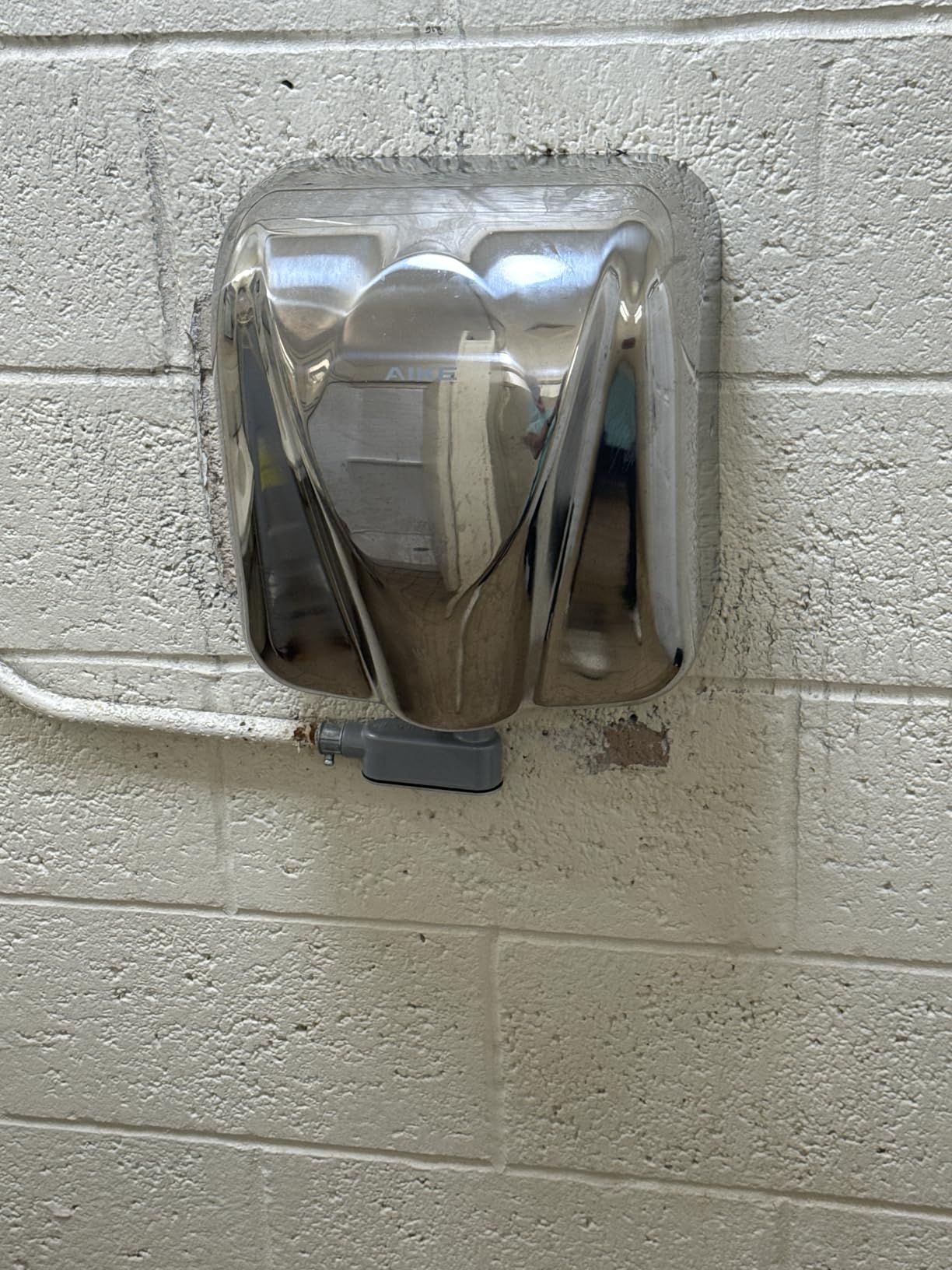 AIKE Elephant Power Hand Dryer for Commercial Bathroom Brushed,Model AK2812 customer photo 2