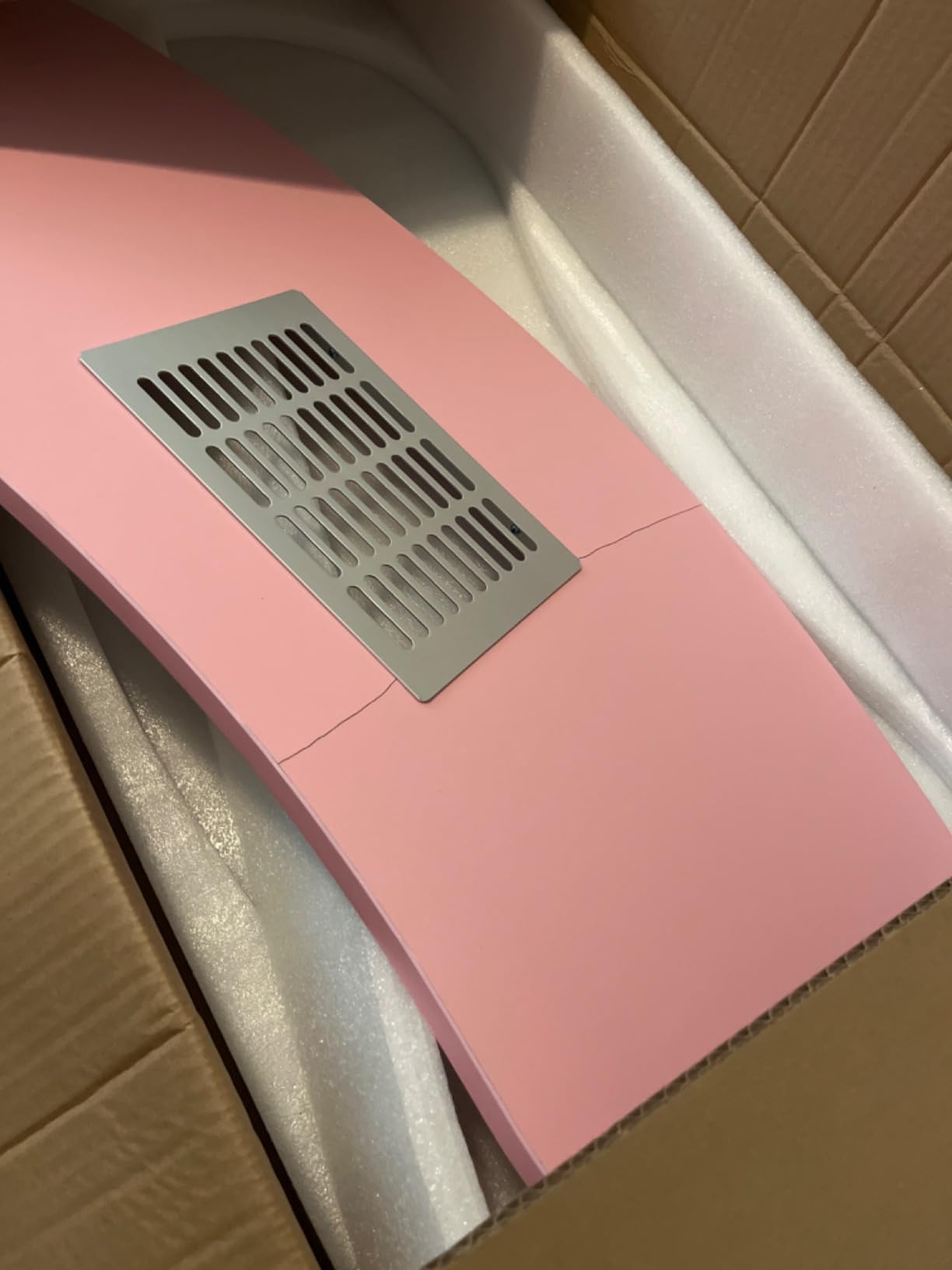 TABU Portable & Foldable Manicure Nail Table, Pink customer photo 1