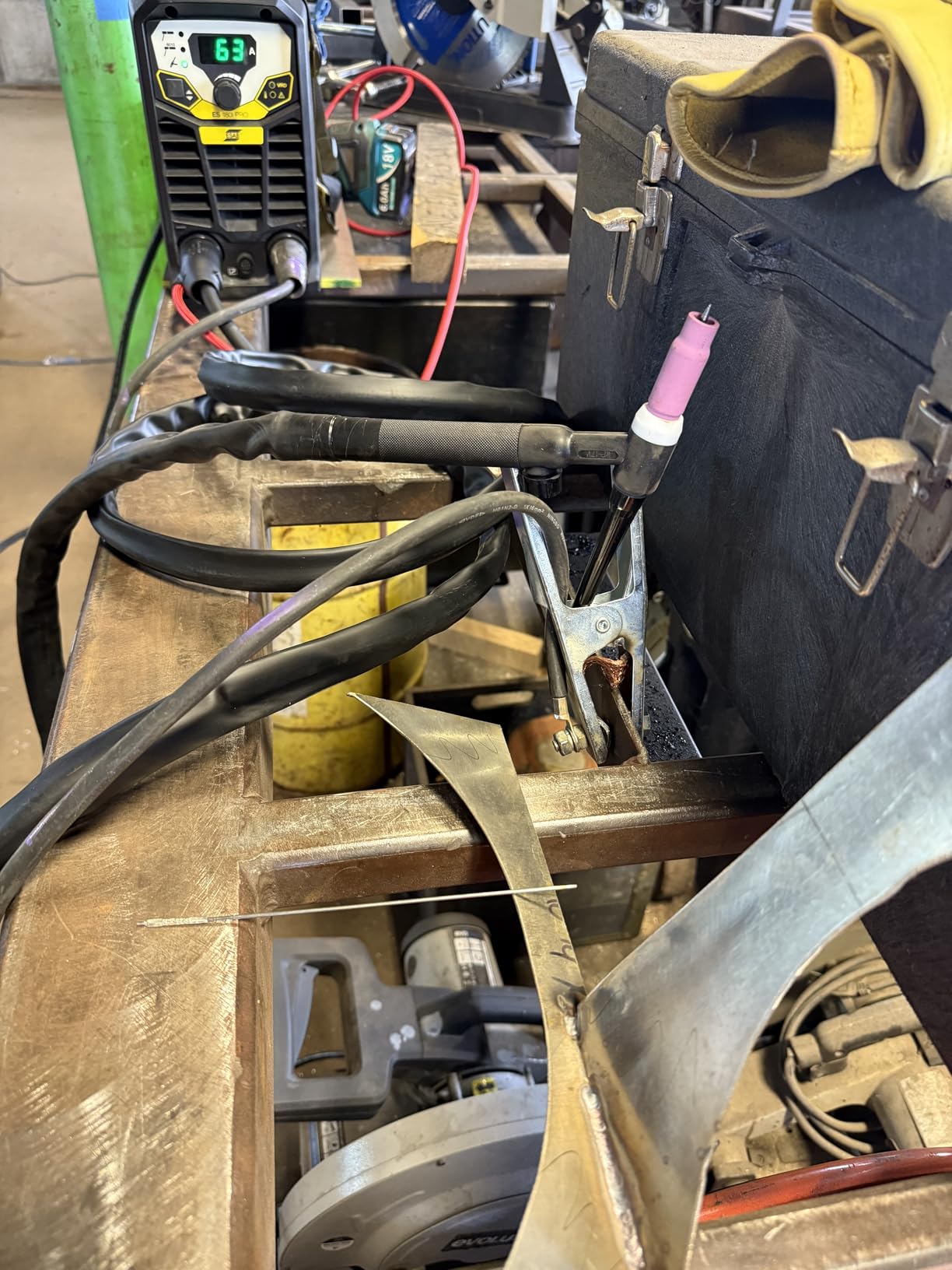ARCCAPTAIN TIG Welding Gun, WP-17V Argon TIG Torch with 13 FT Red Air Hose customer photo 2