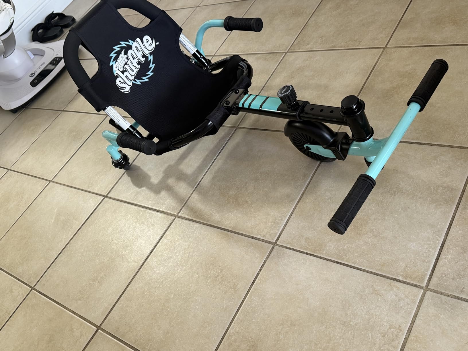 Crazy Cart Shuffle Go Kart | Manual Drift Cart (Black/Teal) customer photo 1