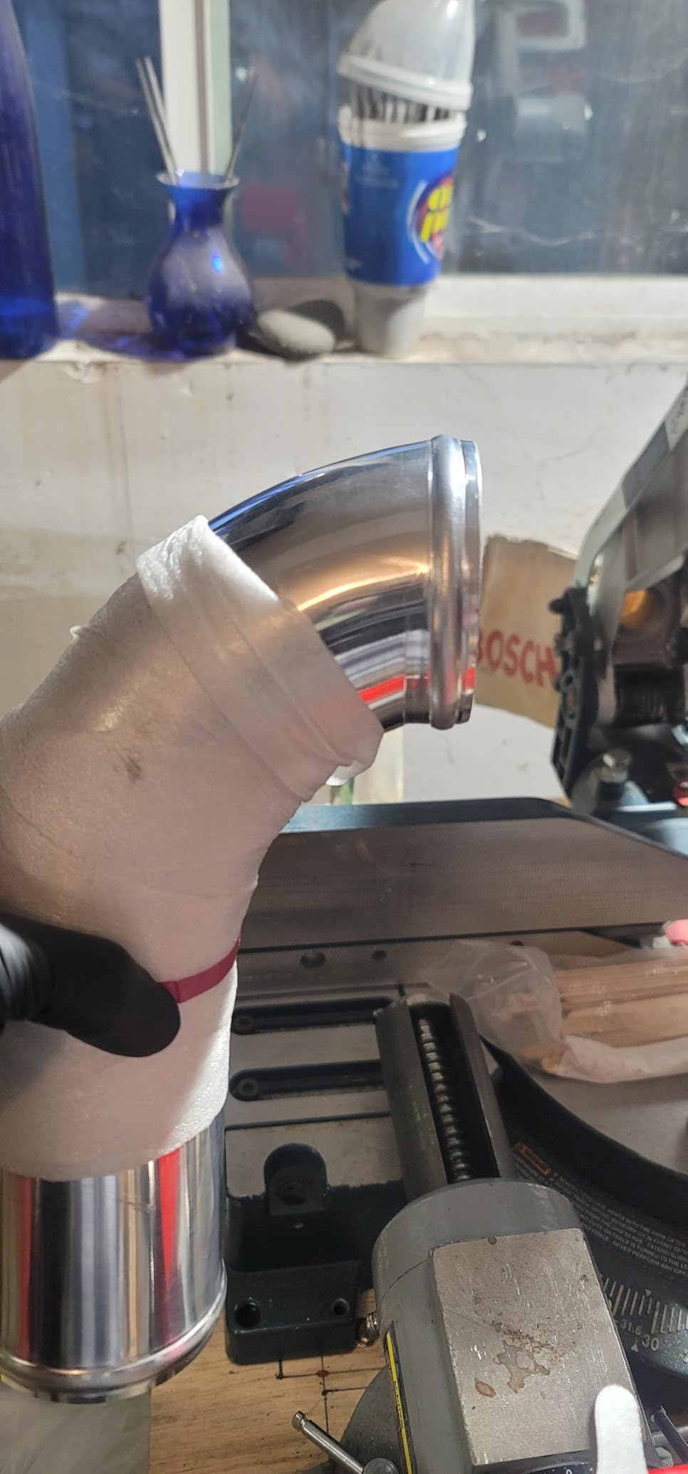 Bead Roller Tool Fits 5/8 Inch and Larger Tubing Beader Tool Intake and Intercooler Piping Aluminum customer photo 1