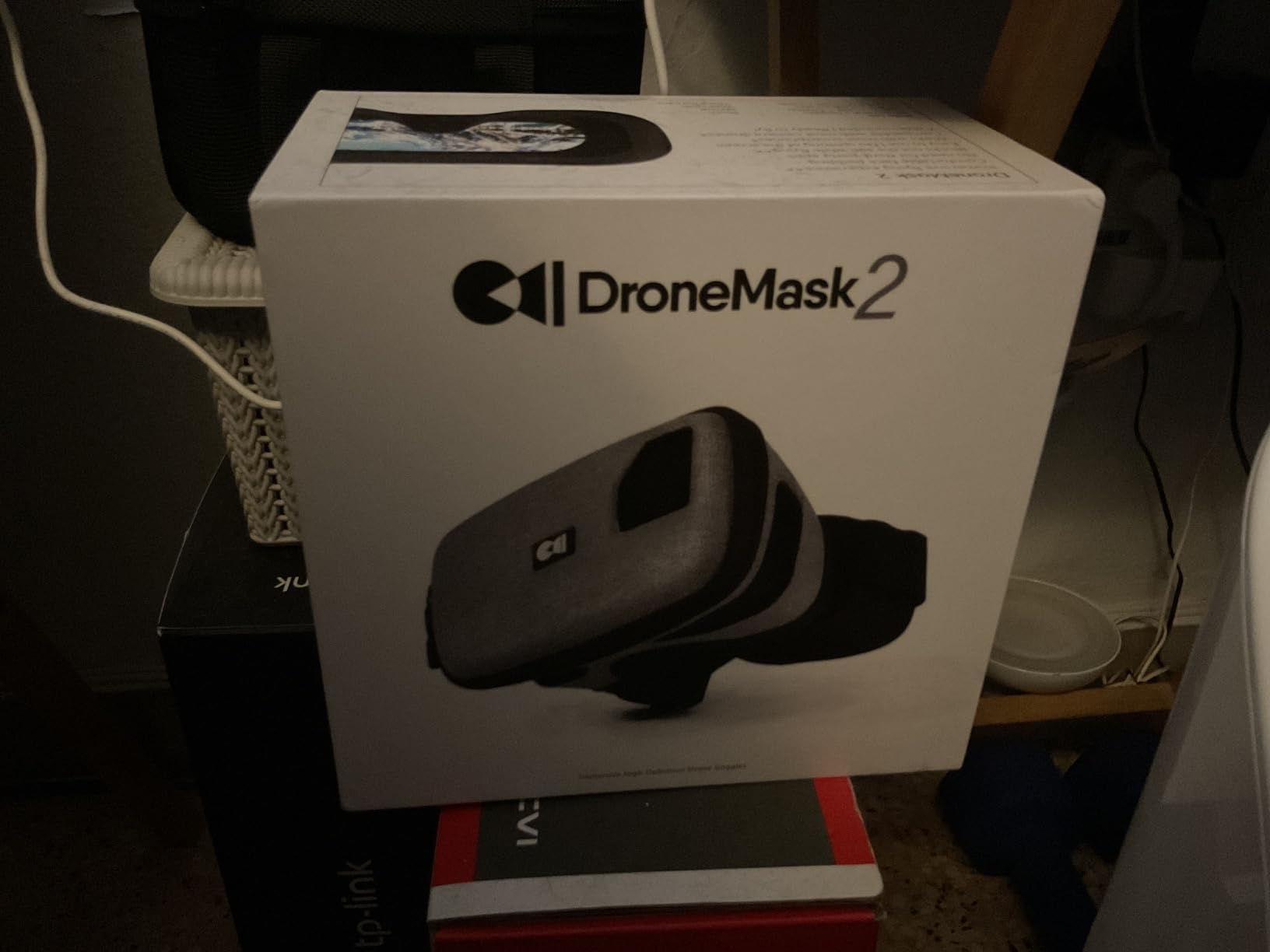 DroneMask 2 | FPV Goggles for All Camera Drones | Unibody Lens | HD FPV Goggles | Compatible Versatile Skyview FPV Drone Goggles | Clear Immersive View | All GPS Camera Drone customer photo 1