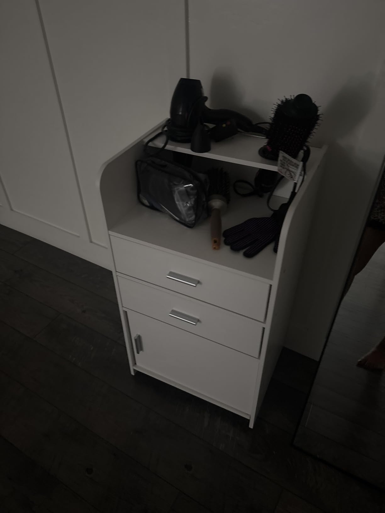4ever2buy Salon Station for Hair Stylist, Salon Station Cart with Wheels customer photo 1