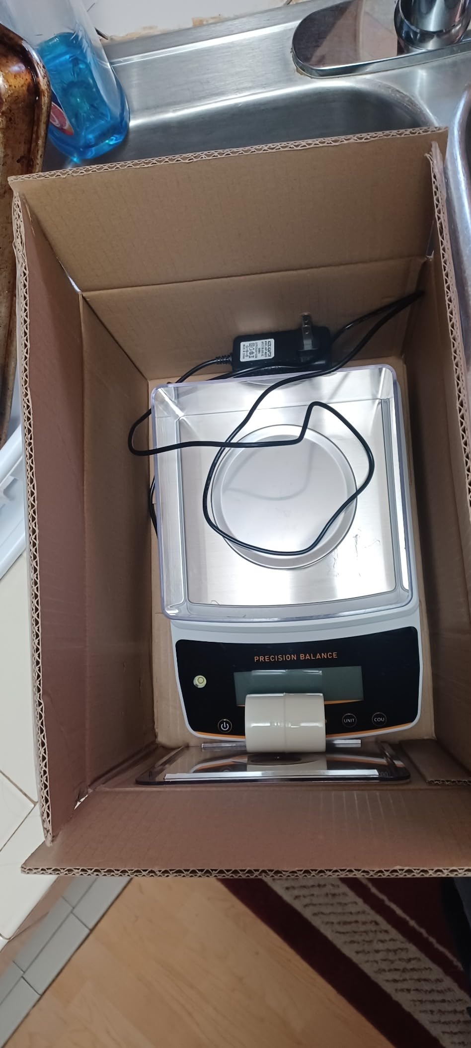 Bonvoisin Lab Analytical Balance 500g x 0.001g Precision Digital Scale .001 Gram Accuracy Laboratory Scientific Milligram Scale 17 Units Selectable customer photo 2