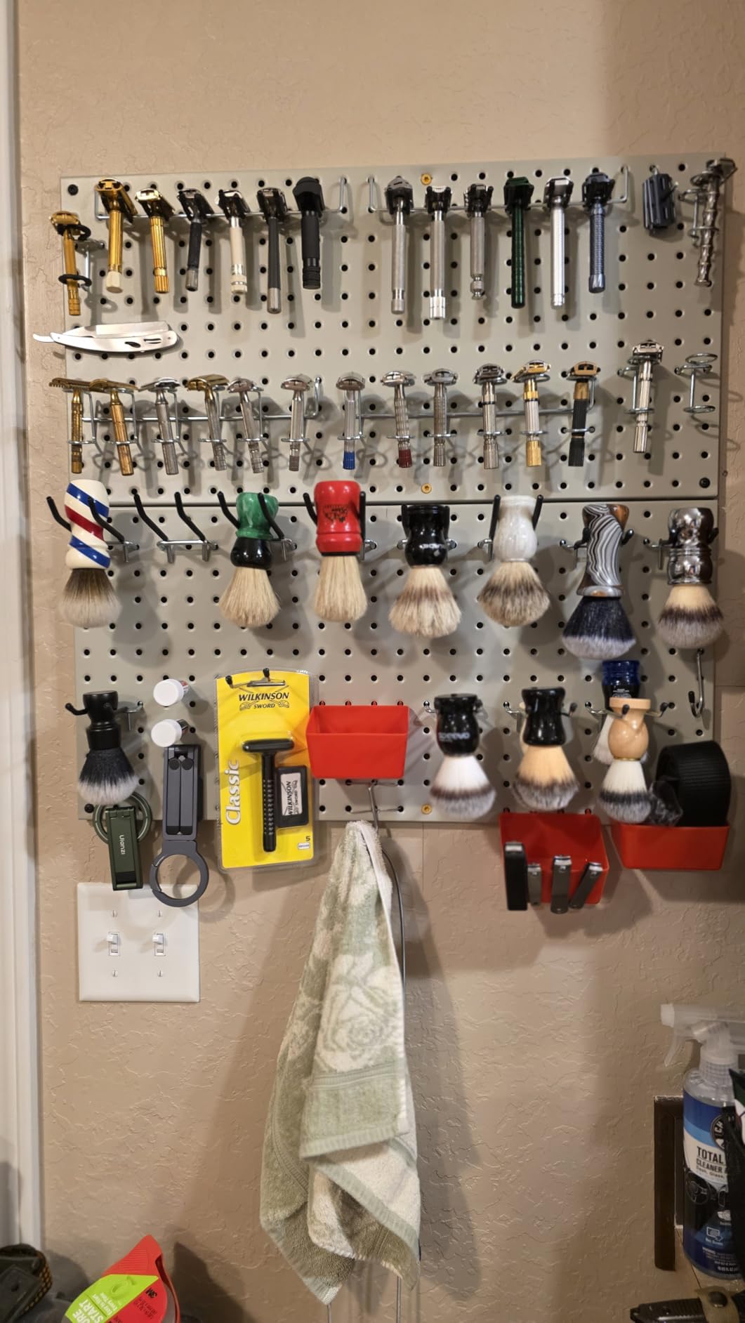 Ultrawall Metal Pegboard Wall Panels, Peg Boards for Garage Tool Storage customer photo 1