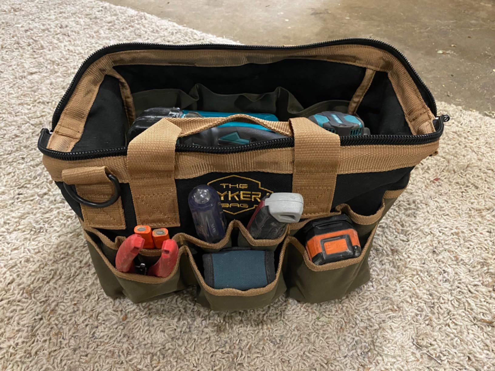 Ryker 14’’ Heavy Duty Tool Bag. Tool Box Organizer for Electricians & HVAC customer photo 2