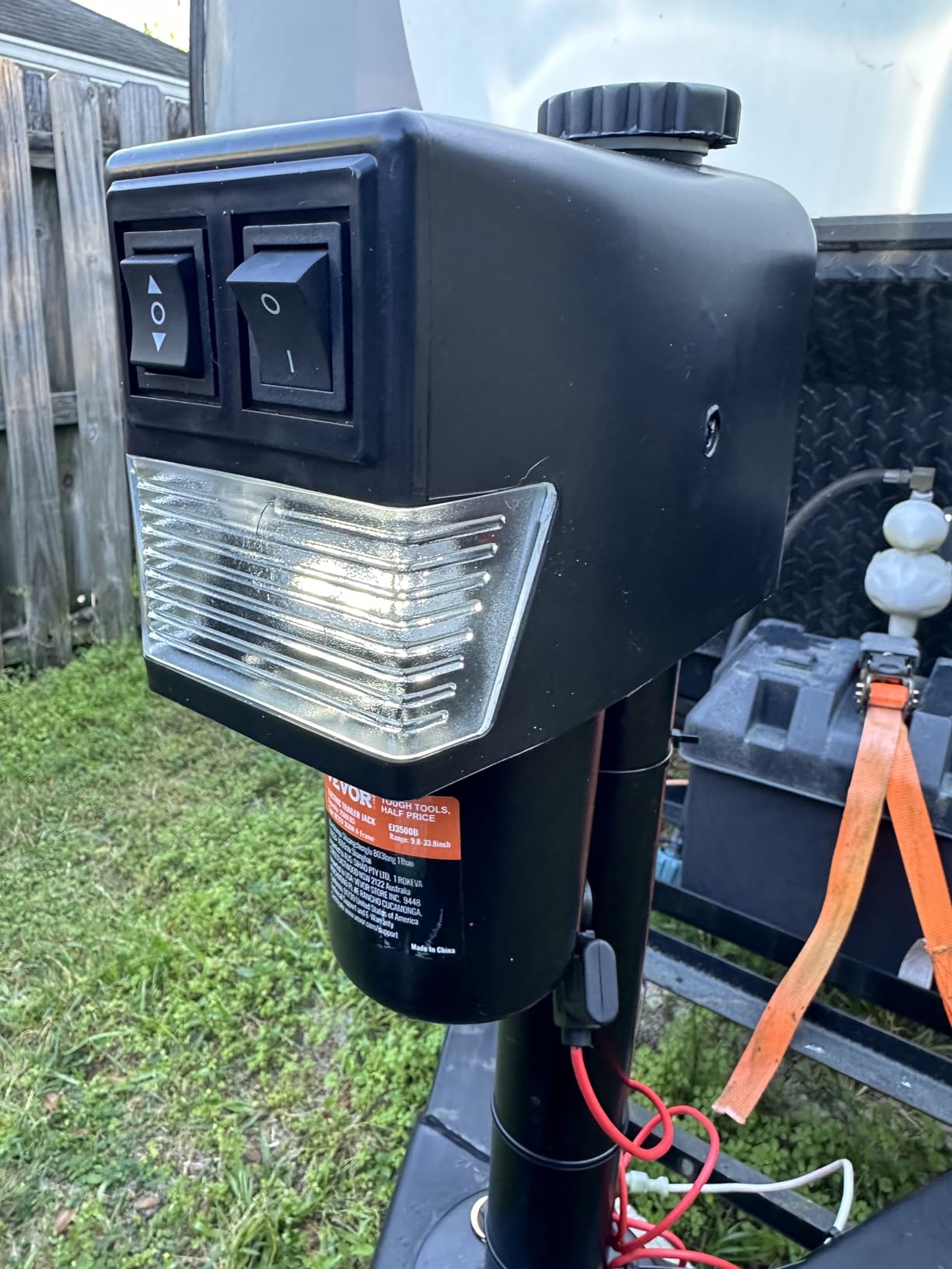 VEVOR Electric Tongue Jack, 3500lbs Capacity, 9.84