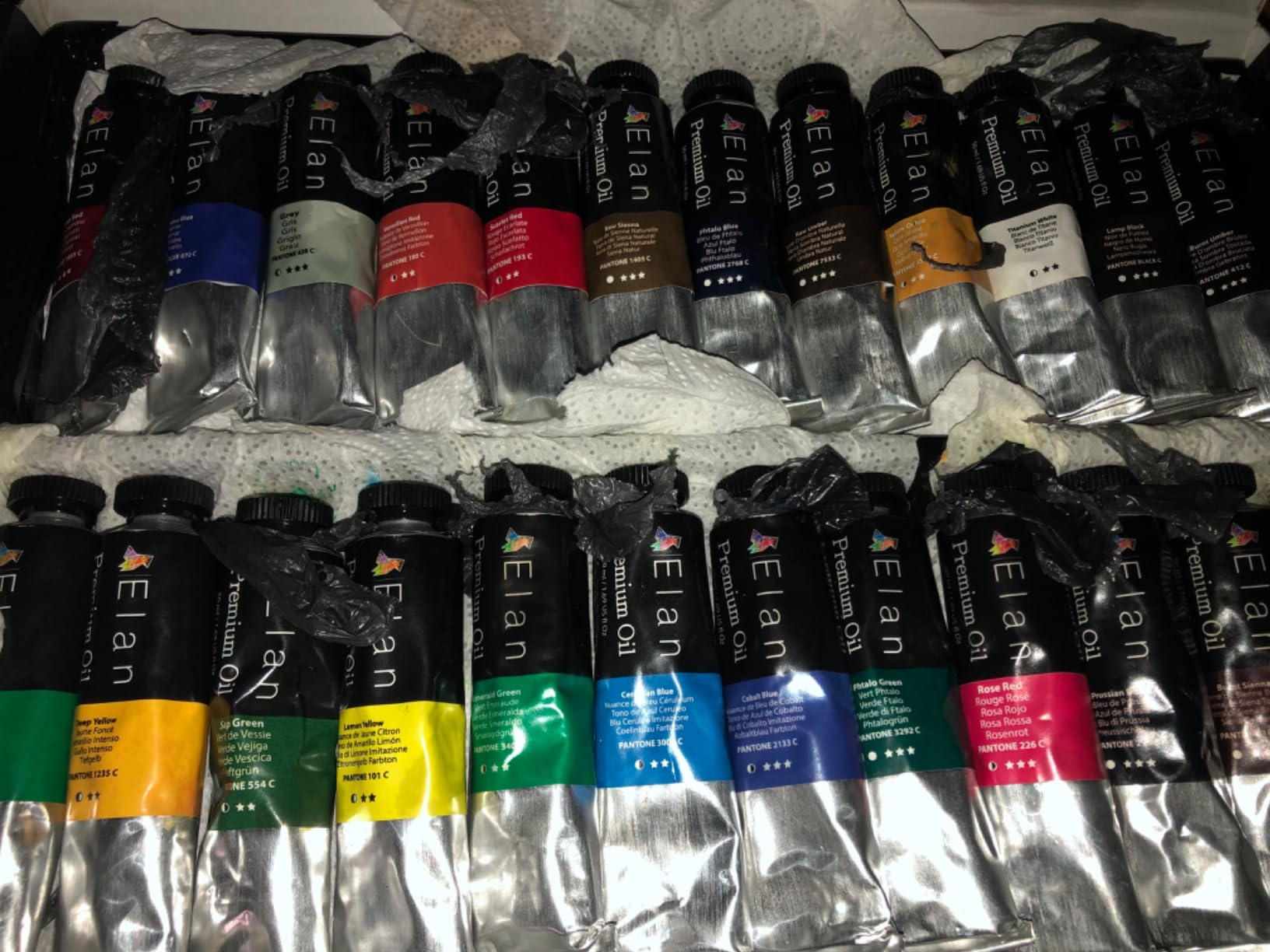 Elan Professional Oil Paint Set, 24 Vibrant Colors Mini Tubes 0.4fl oz, Oil Paints for Canvas Painting, Art Paints for Adults & Artists customer photo 1