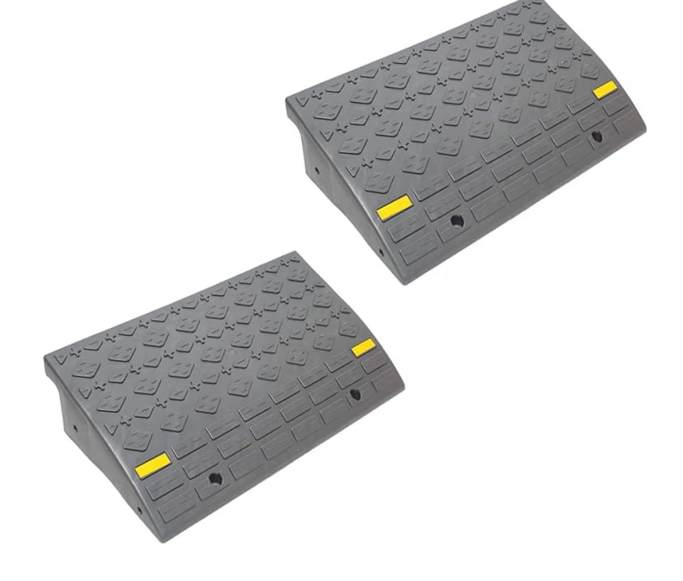 VNN Aluminum Shed Ramp 2PCS - 4' Long Loading Ramp for Riding Mower, Lightweight Sturdy Anti-Slip Ramps with Punch Plate Surface, 880 lbs Capacity for Lawn Mowers, ATV, Motorcycle- 8