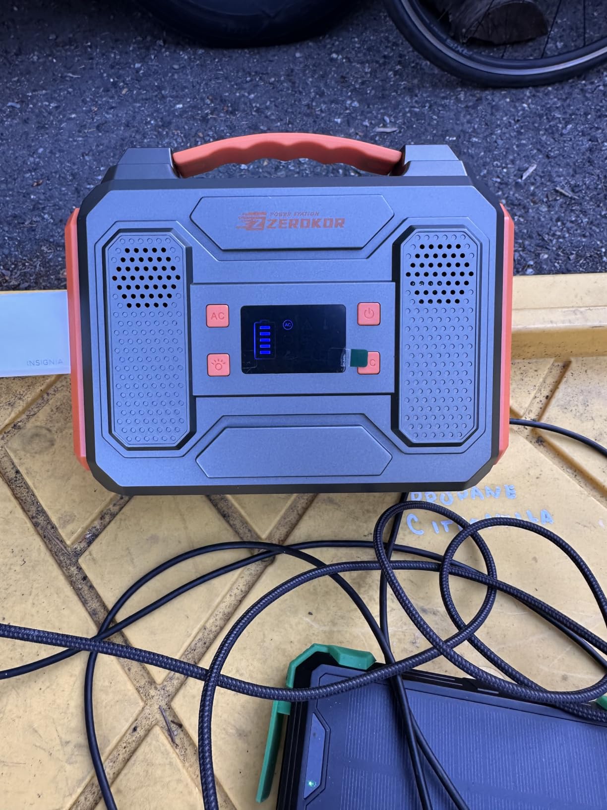 Portable Solar Generator 300W Portable Power Station with 60W Solar Panel customer photo 2