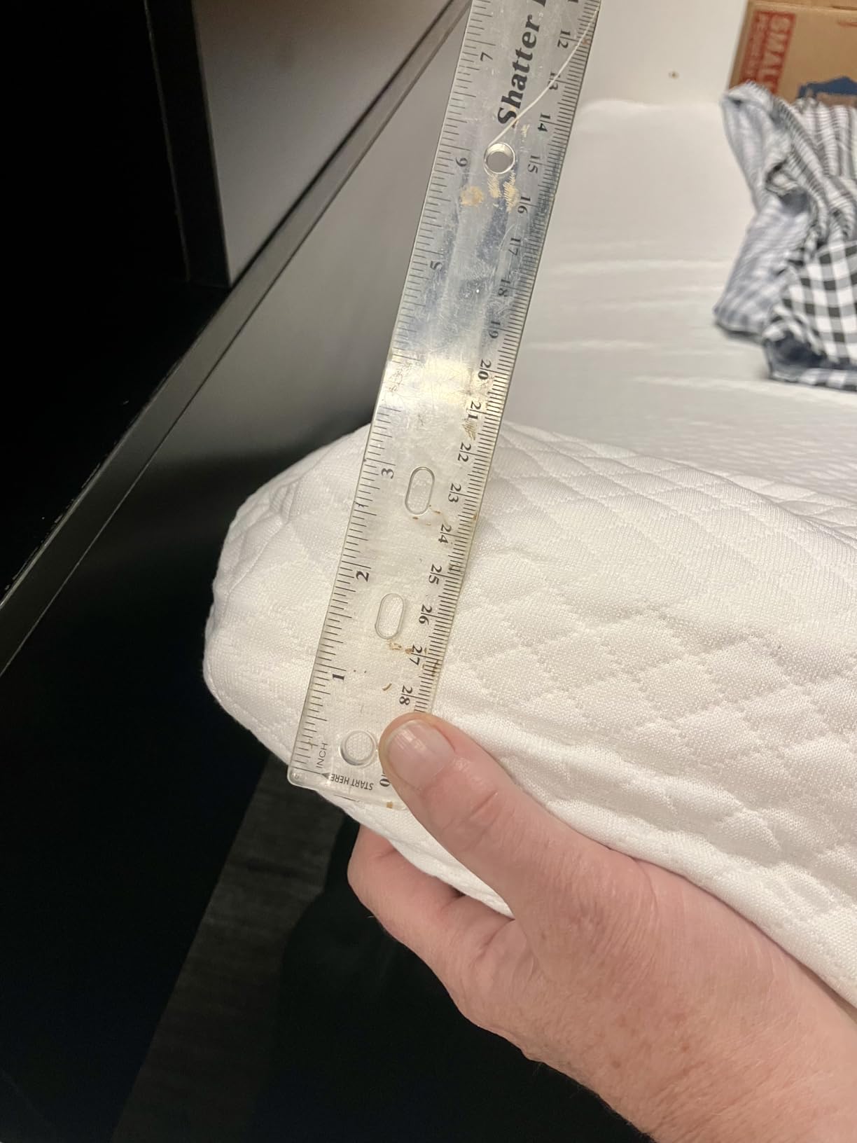 FDW | 8 Inch Twin XL Mattress | Medium Firm | Gel Memory Foam | White customer photo 1