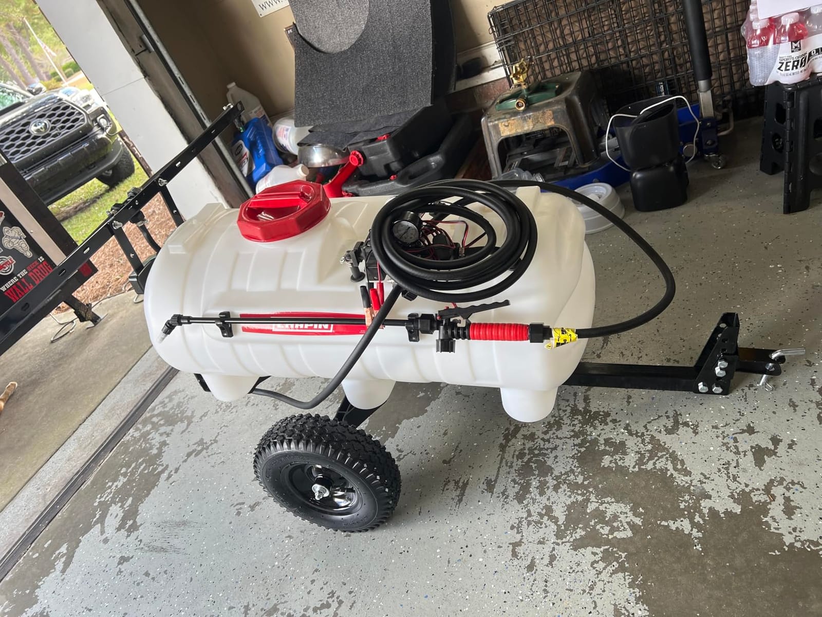 CHAPIN 97664 15-Gallon Tow-Behind ATV/UTV Sprayer, 2-Nozzle Boom customer photo 2