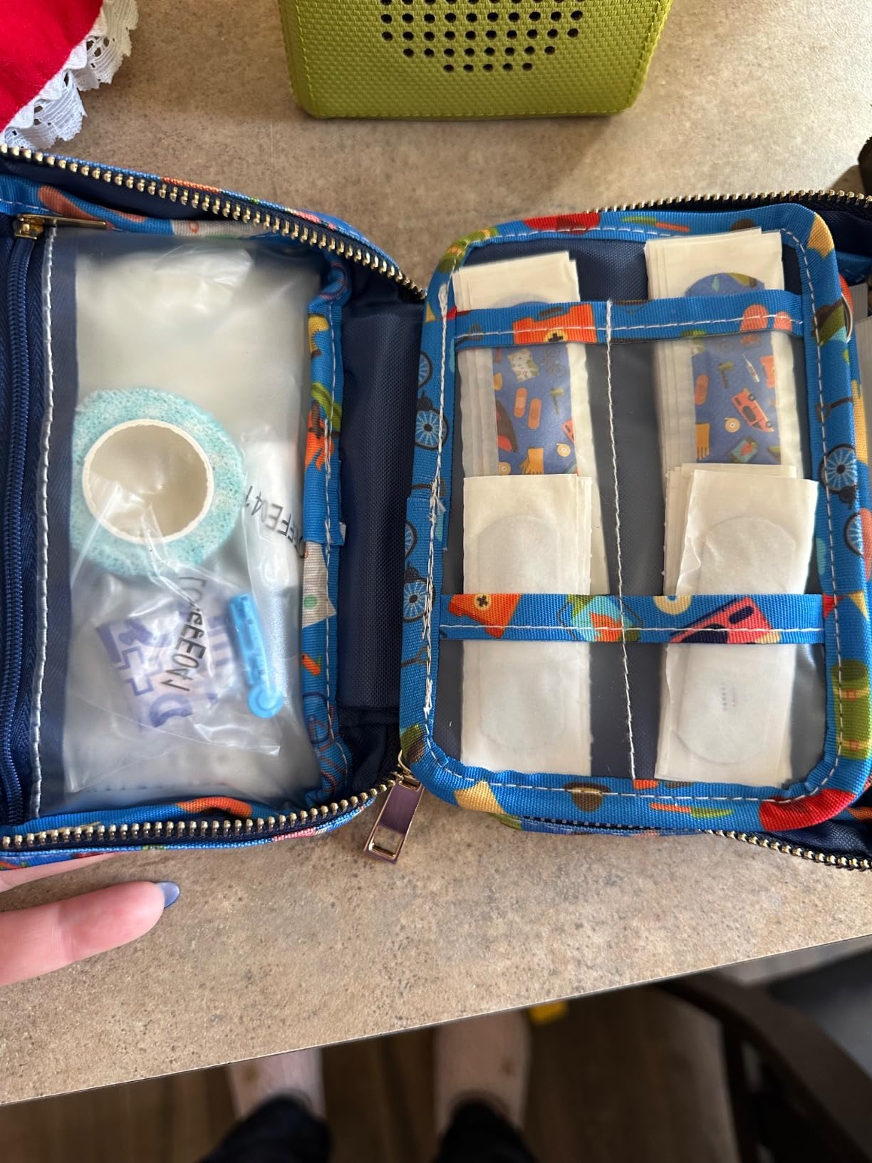 Portable Travel First Aid Kit for Kids and Adults, 143 Pieces All-Purpose Emergency First Aid Kit for Home, Car, Diaper Bag, Survival, Camping, Hiking, and More customer photo 1