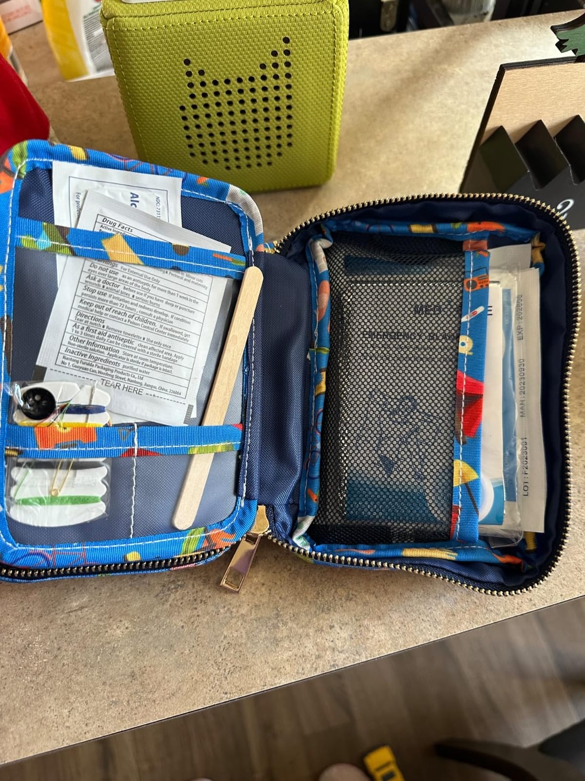 Portable Travel First Aid Kit for Kids and Adults, 143 Pieces All-Purpose Emergency First Aid Kit for Home, Car, Diaper Bag, Survival, Camping, Hiking, and More customer photo 2