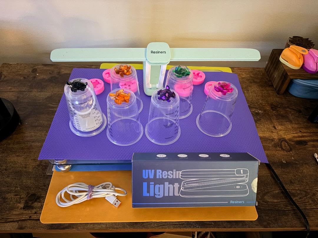 Resiners UV Resin Light, Rechargeable 3-in-1 Foldable UV Lamp, AirWave Pro customer photo 1