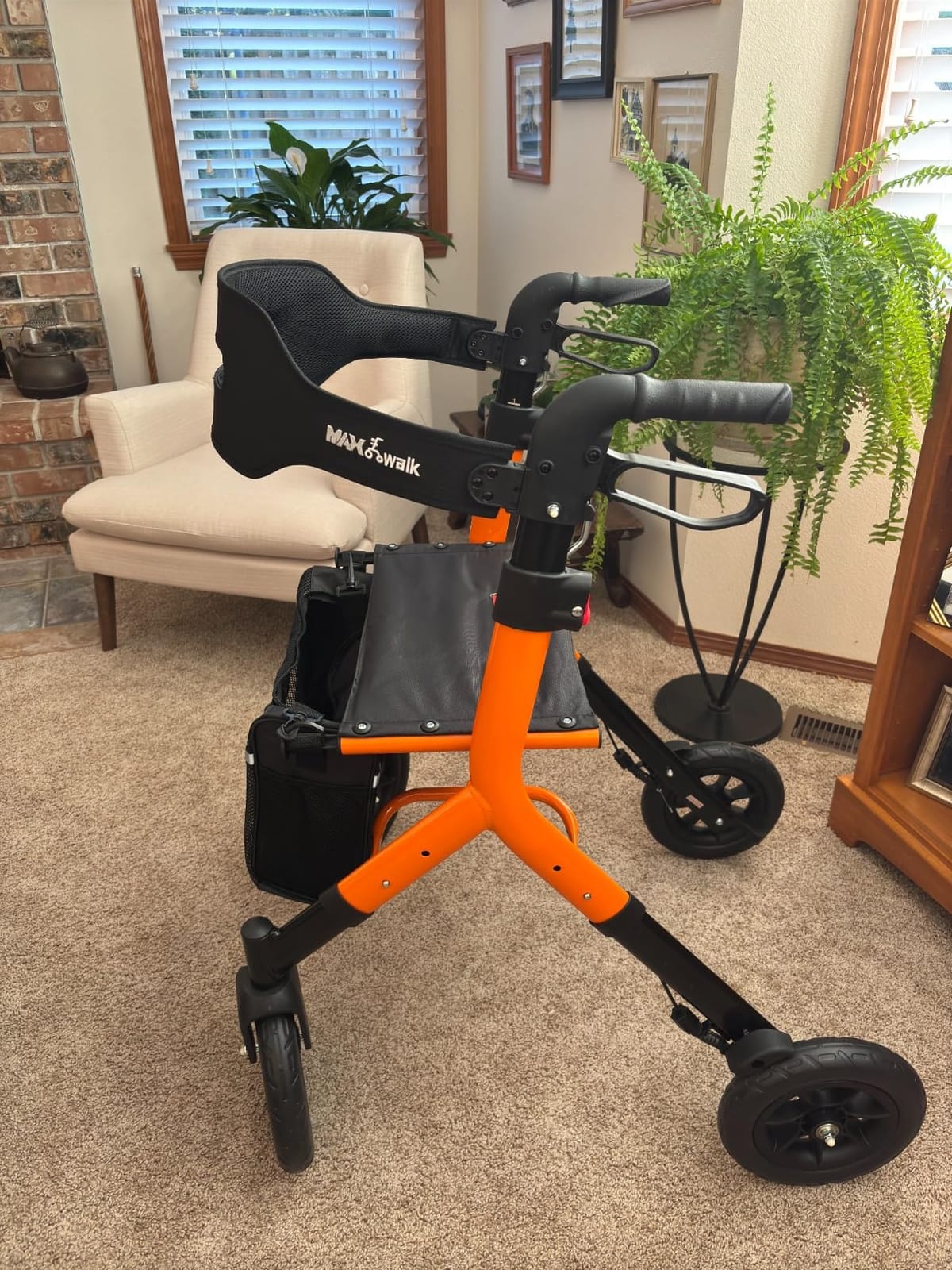MAXWALK Walkers for Seniors with Seat, Tall Rollator Walker, Foldable customer photo 1