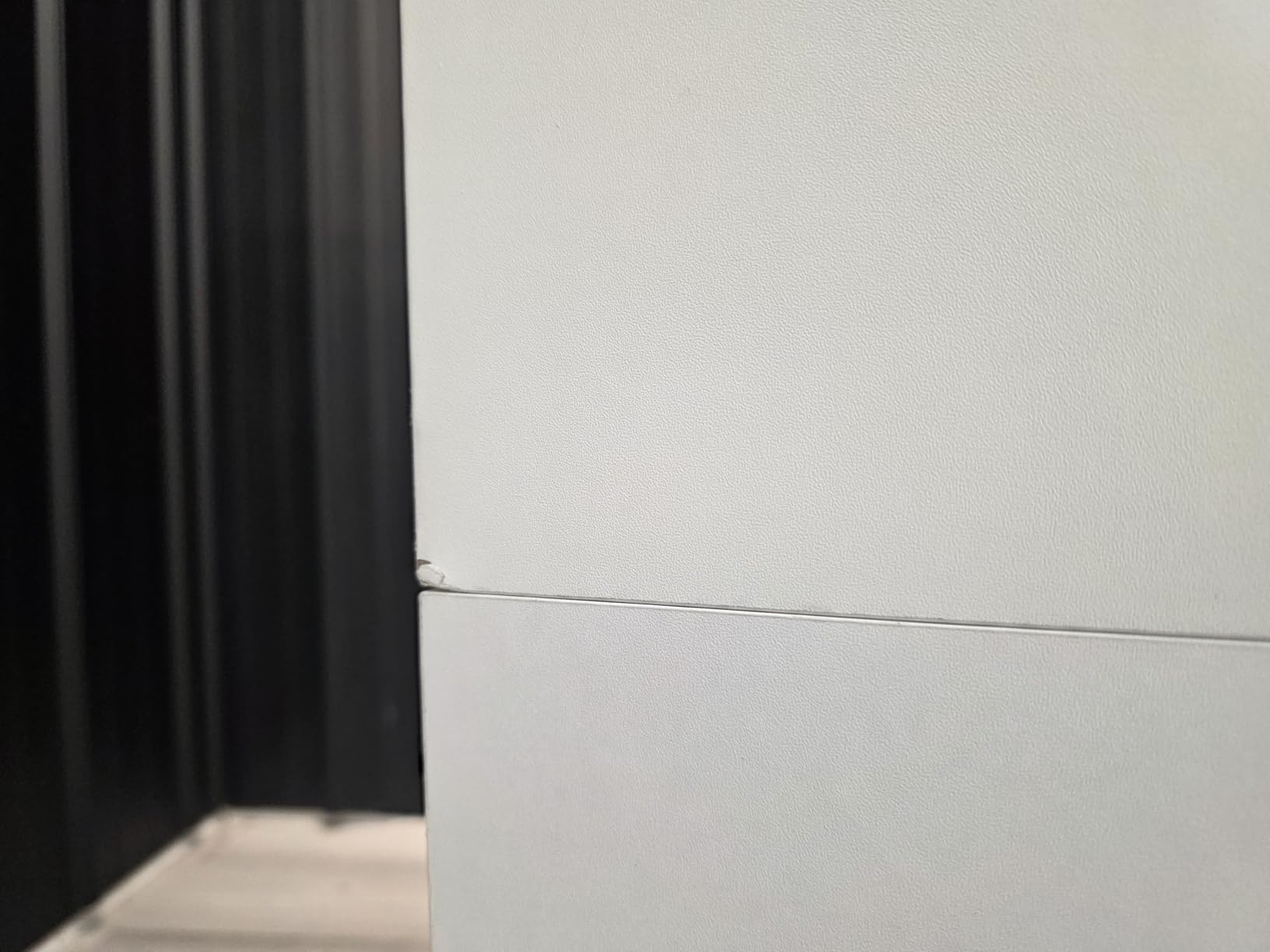 AHB Reception Desk with Counter, Modern Front Table Equipped Lockers customer photo 2