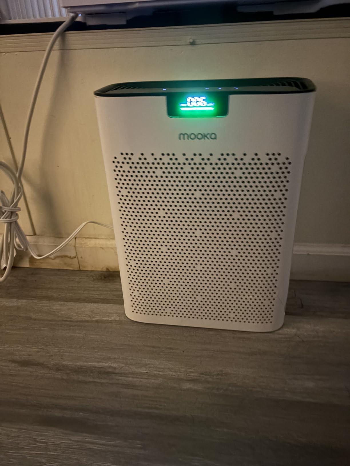 MOOKA Air Purifier for Home Bedroom Large Room 2200 Ft², HEPA Filter, White customer photo 2
