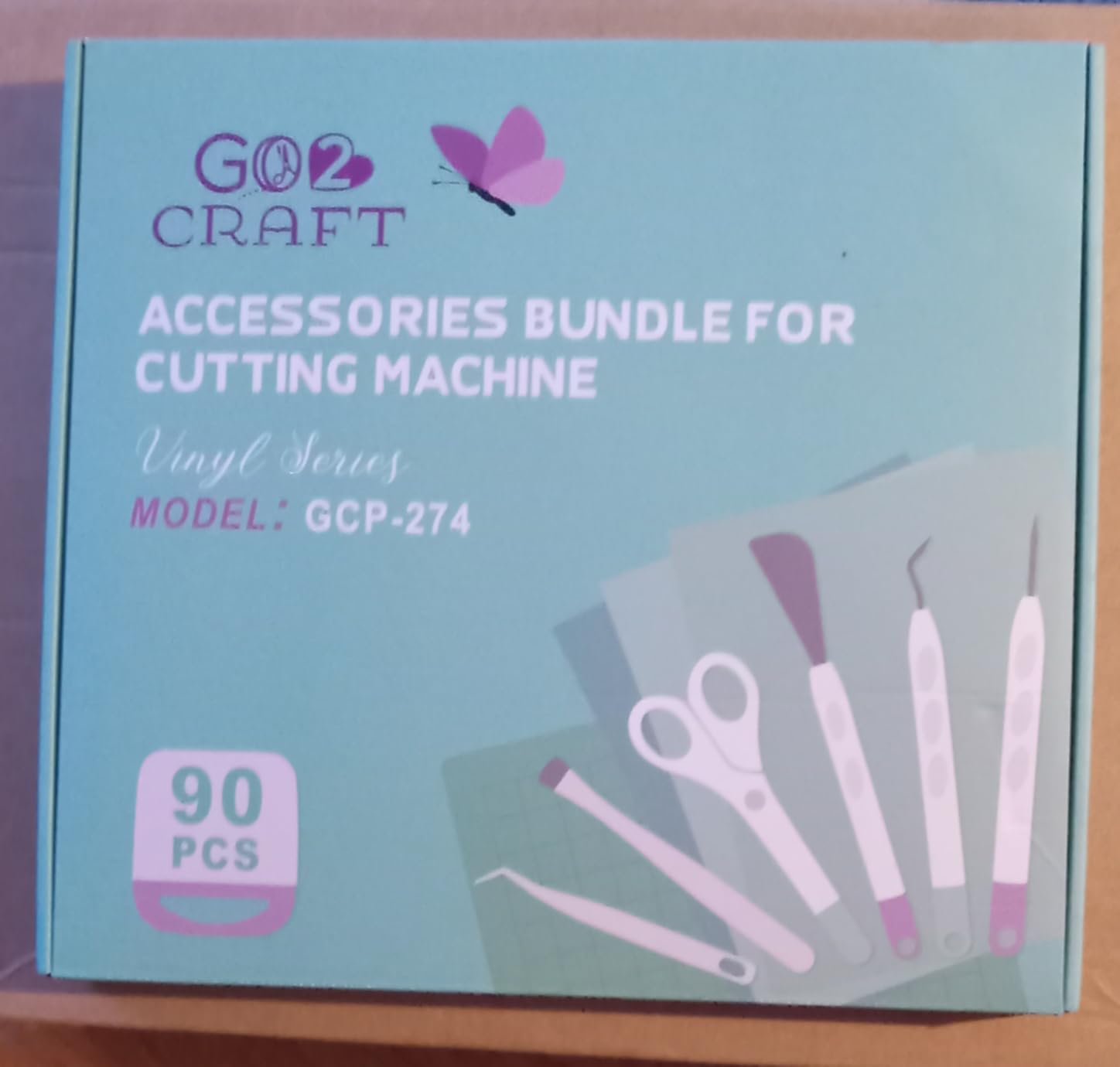 GO2CRAFT All-in-One Accessories Bundle, 90Pcs Ultimate Tools and Vinyl customer photo 2
