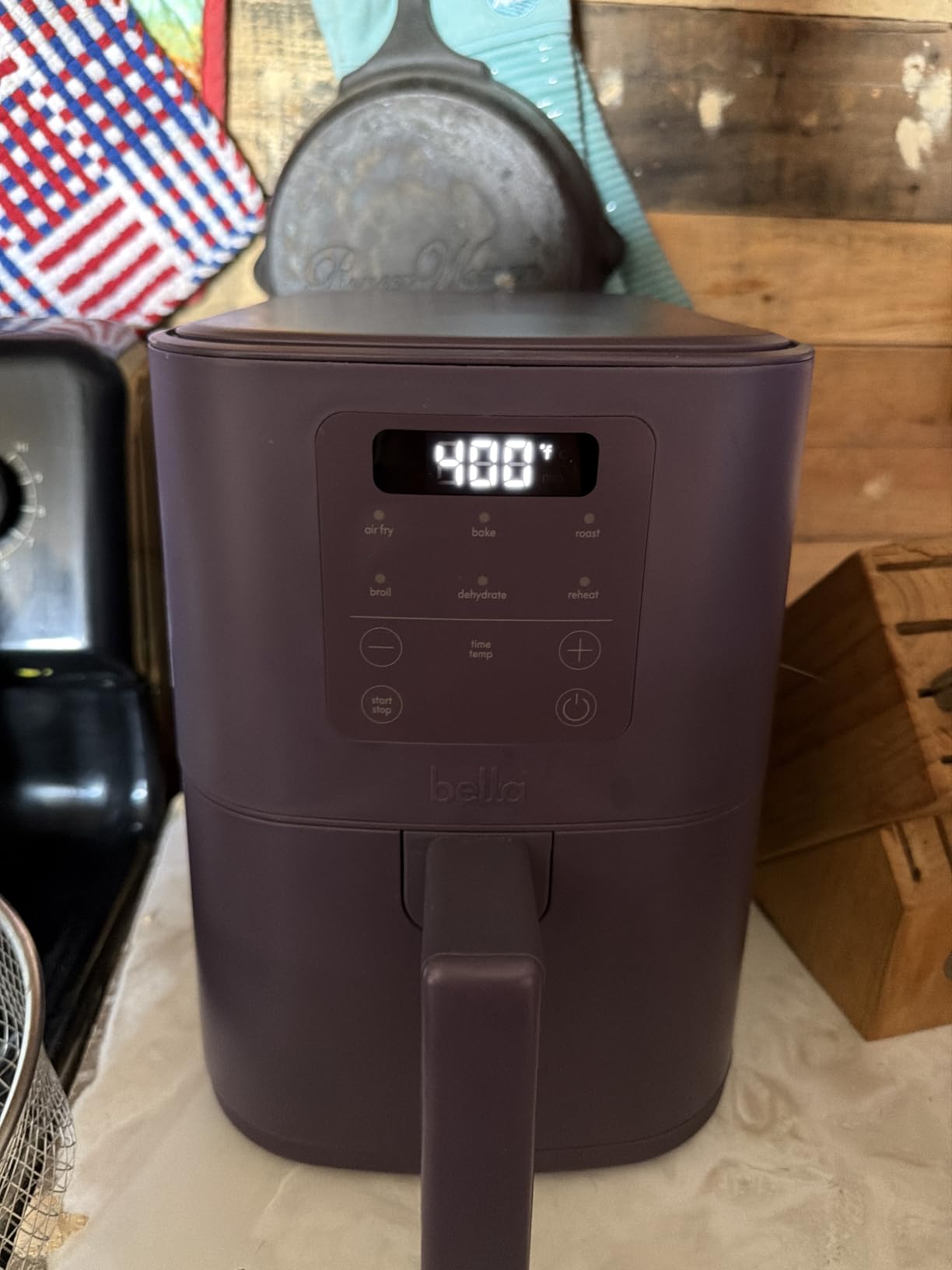 bella Fits-anywhere™ Slim 4qt Air Fryer, Non-Toxic Coating, Oatmilk customer photo 1