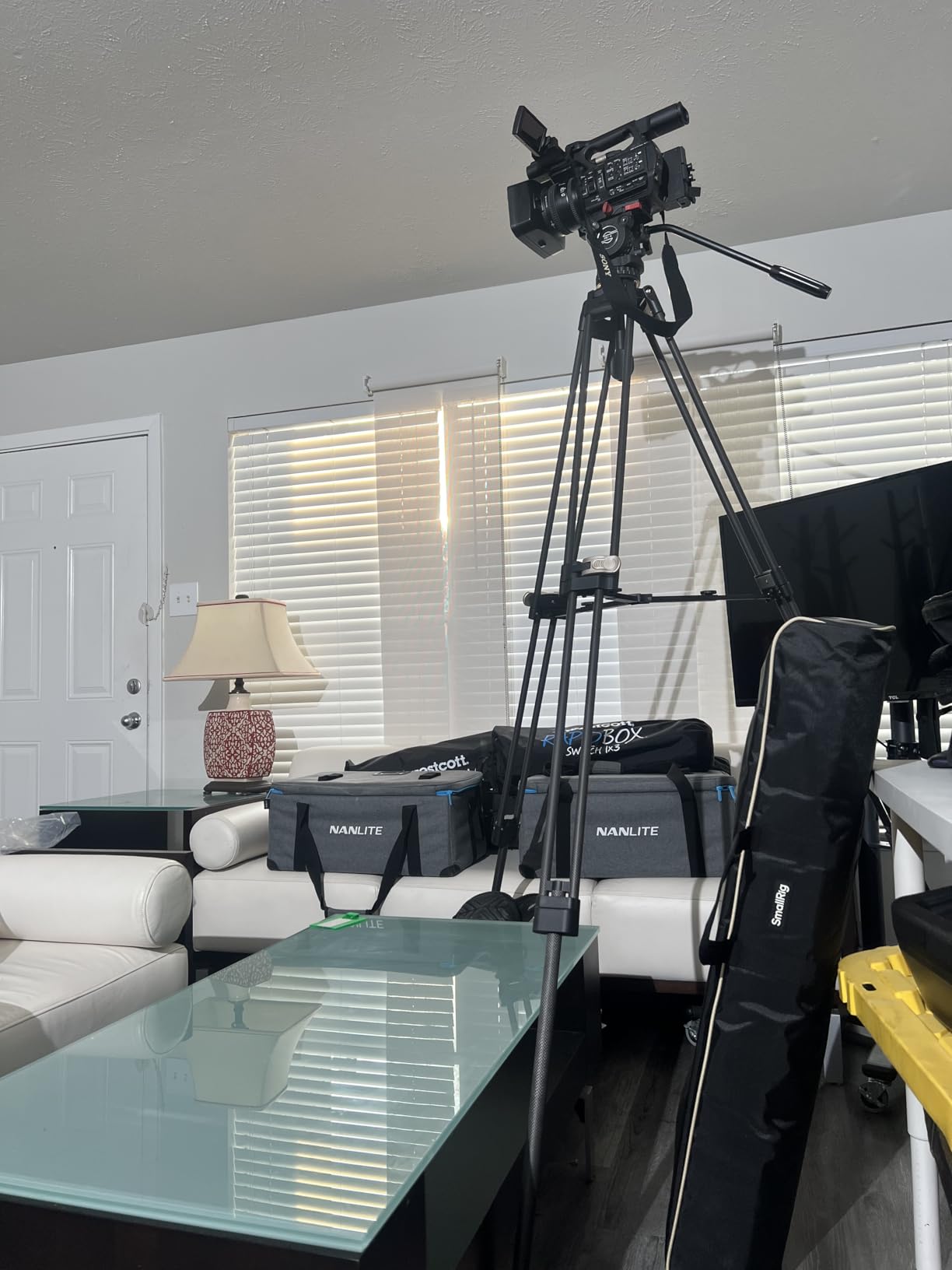 SmallRig AD-120 FreeBlazer Counterbalance Carbon Fiber Video Tripod Kit, 77