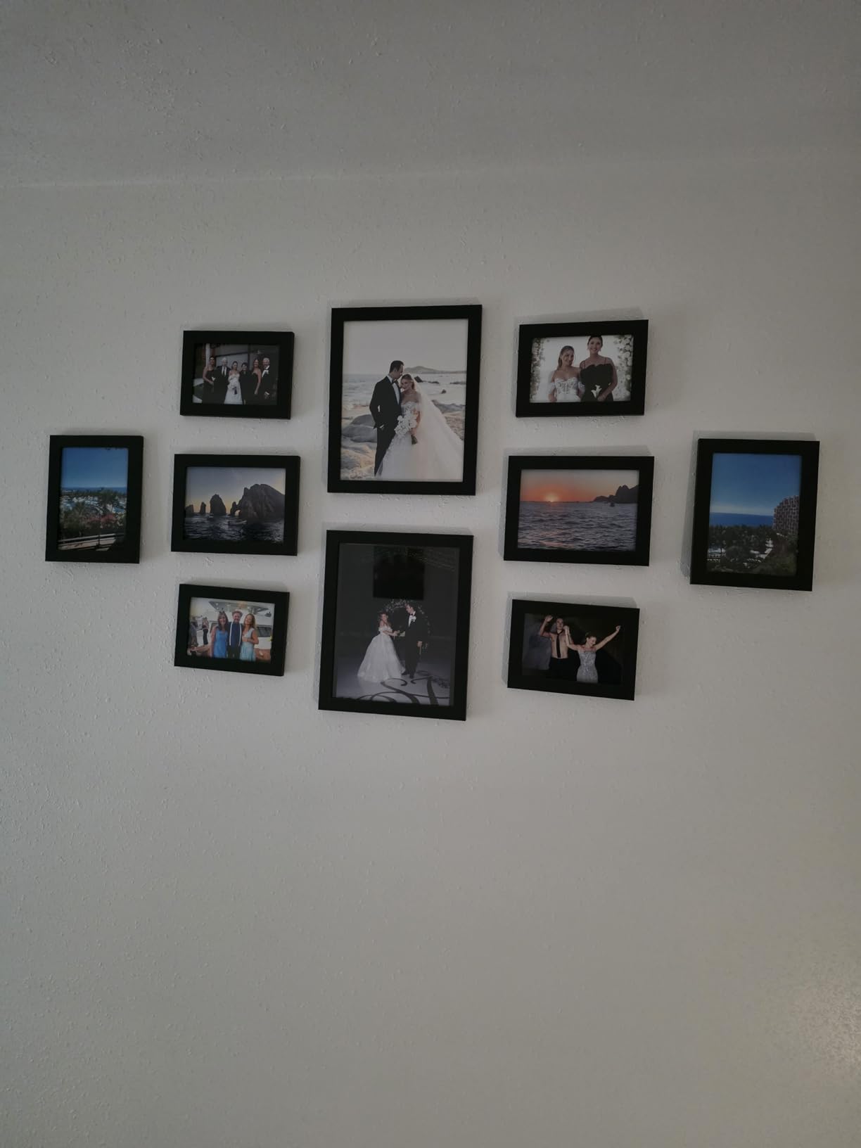 SONGMICS Collage Picture Frames, Set of 10, Glass customer photo 1