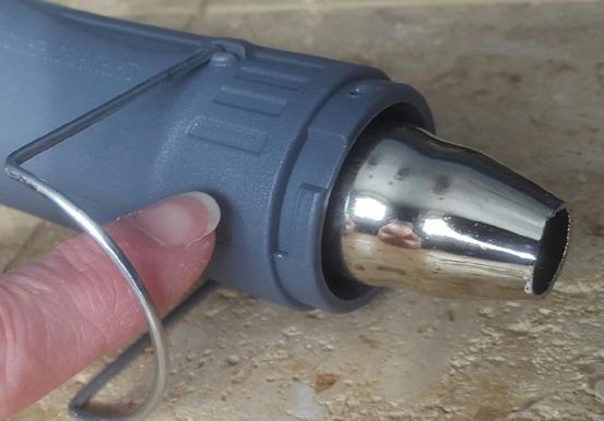 Heat Gun for Crafting, Mini Dual Temp Hot Air Gun Tool for Epoxy Resin, Shrink Wrapping, Vinyl Wrap, Embossing, Electronics, Candle Making, Sublimation, Phone Repair & DIY (Pink/Black) customer photo 1