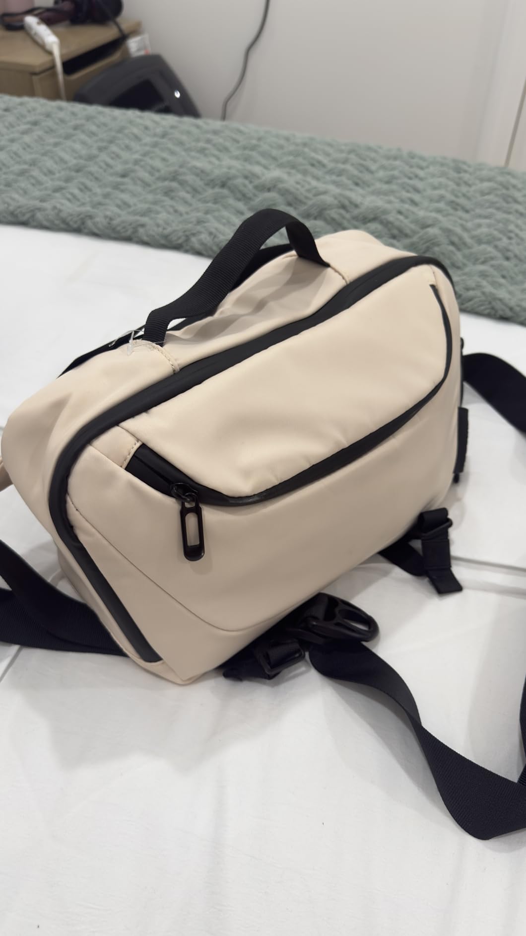 TAAOKA Camera Sling Bag,Travel Waterproof Camera Case with Tripod Holder,Lightweight DSLR/SLR/Mirrorless Small Camera Bags Crossbody for photographers (Dark Green) customer photo 1