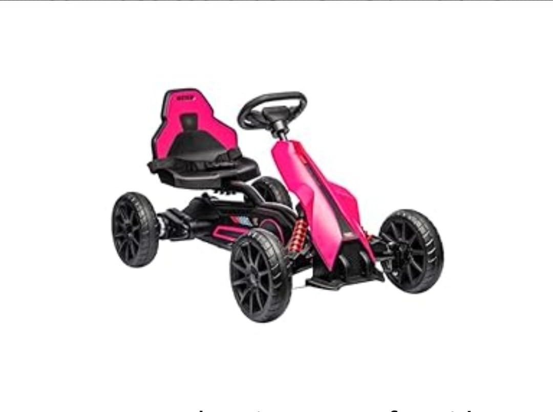 Aosom 12V Electric Go Kart for Kids with Adjustable Seat, 3-8 Years, Red customer photo 1