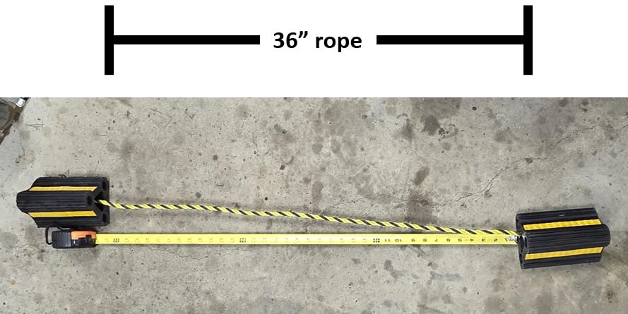 Wheel Chock for RV Trailer Camper Truck Car 2pair 4pack with Rope | Versatile Rubber Chocks Block Stopper for Tire with Reflective Strips, Utility Boat Travel Trailer Camper RV Accessories customer photo 1