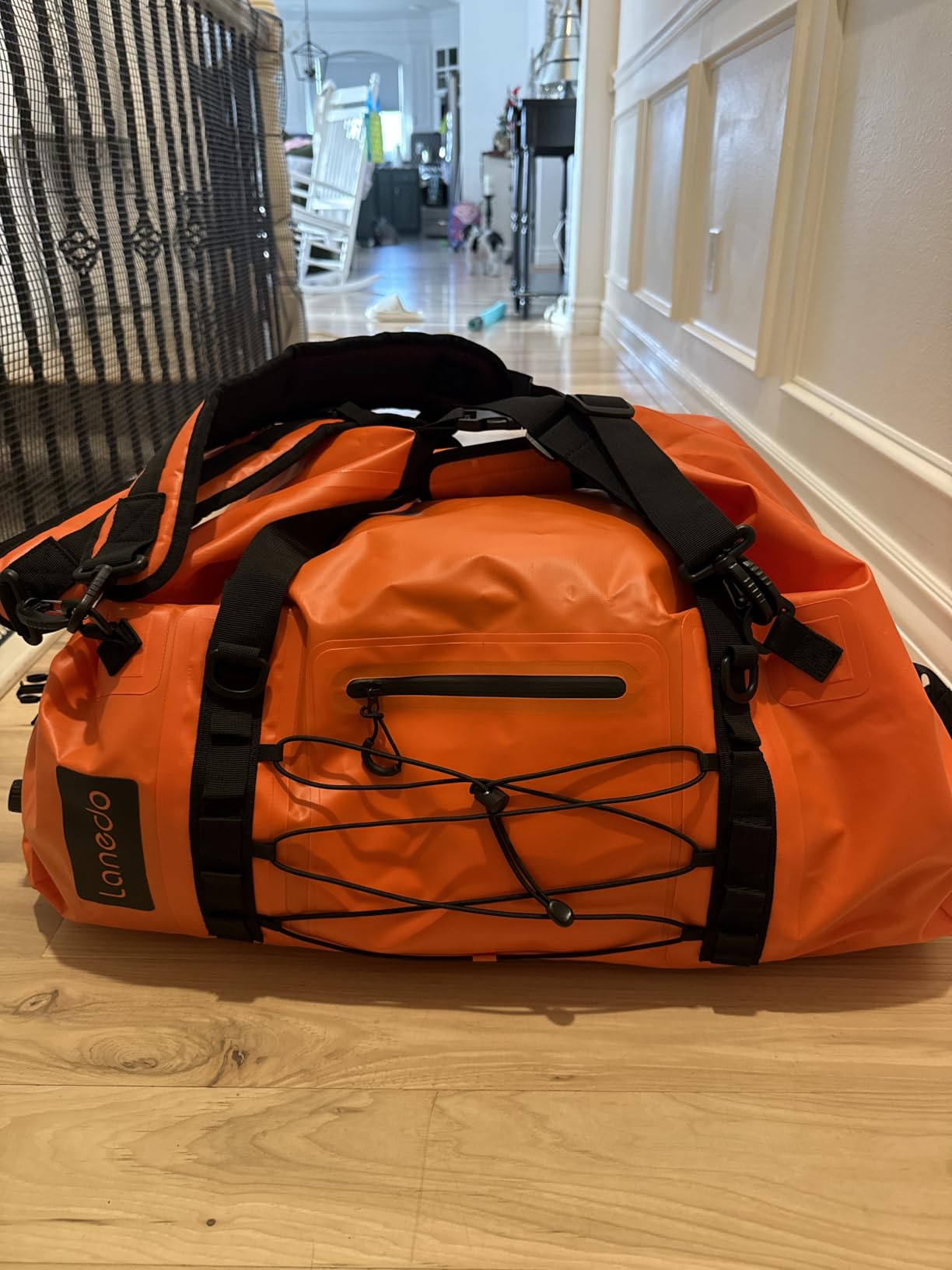 80L Dry Bag Large Waterproof Bag Roll-Top Heavy Duty Fishing Duffel Bag with Durable Straps & Handles for Kayaking Paddle boarding Boating Rafting Fishing Canoeing Camping customer photo 2