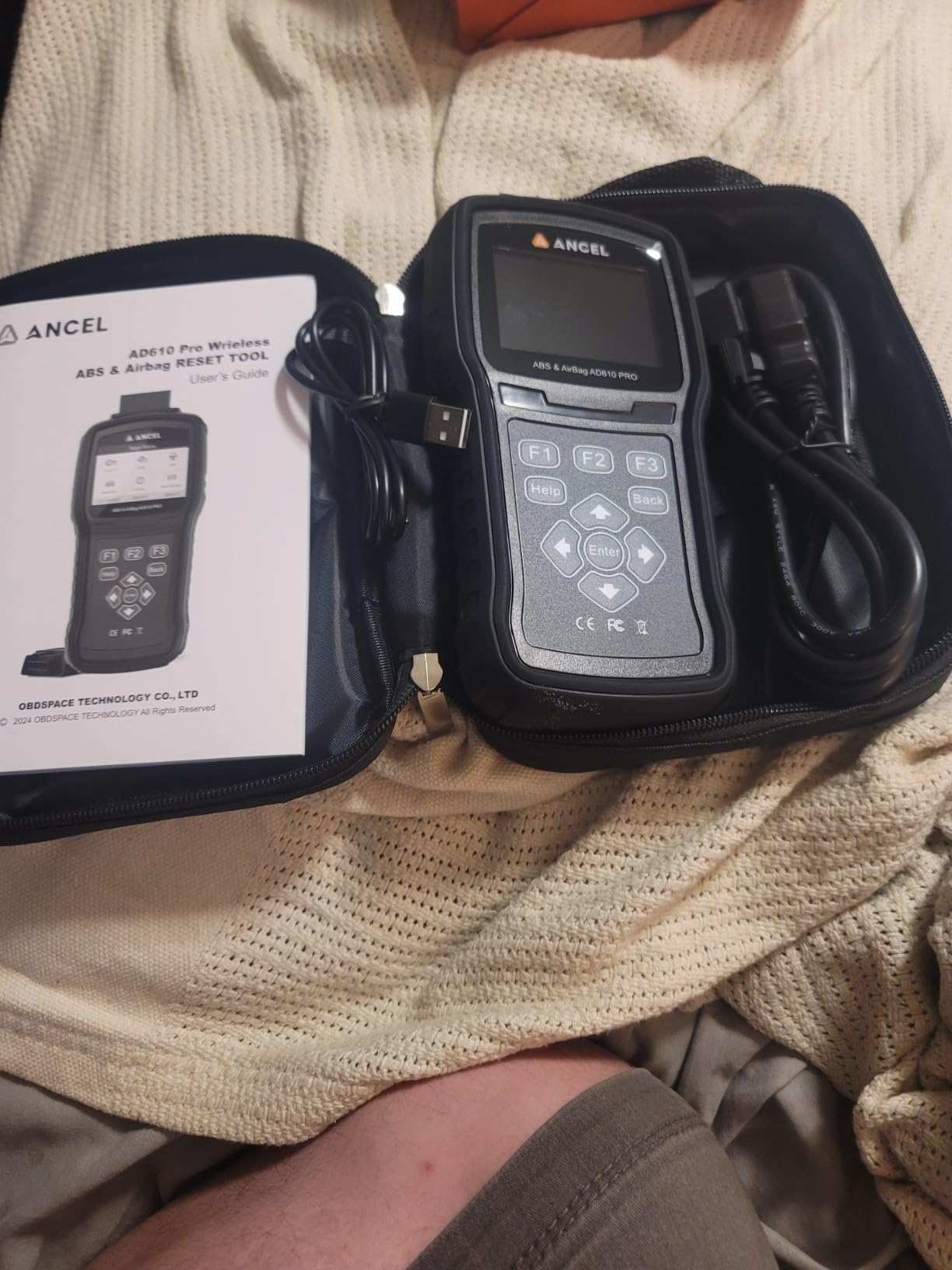 ANCEL HD431 Heavy Duty Truck Scanner, DPF Regen & Forced Reset for Paccar & Detroit Engines, Full System Diagnostics Diesel Code Reader, Professional OBD2/HDOBD Mechanic Tool for Commercial Vehicles customer photo 1