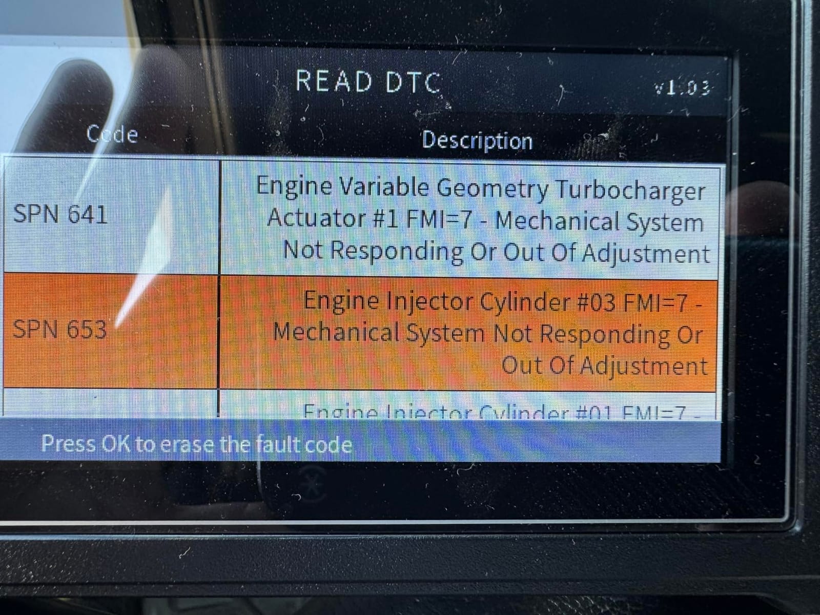 ANCEL HD430 Heavy Duty Truck Scanner, DPF Reset & Forced Regeneration for Cummins & Caterpillar Engine, Full System HDOBD Diesel Scanner OBD2 Diagnostic Scan Tool Code Reader for Diesel Trucks & Cars customer photo 1