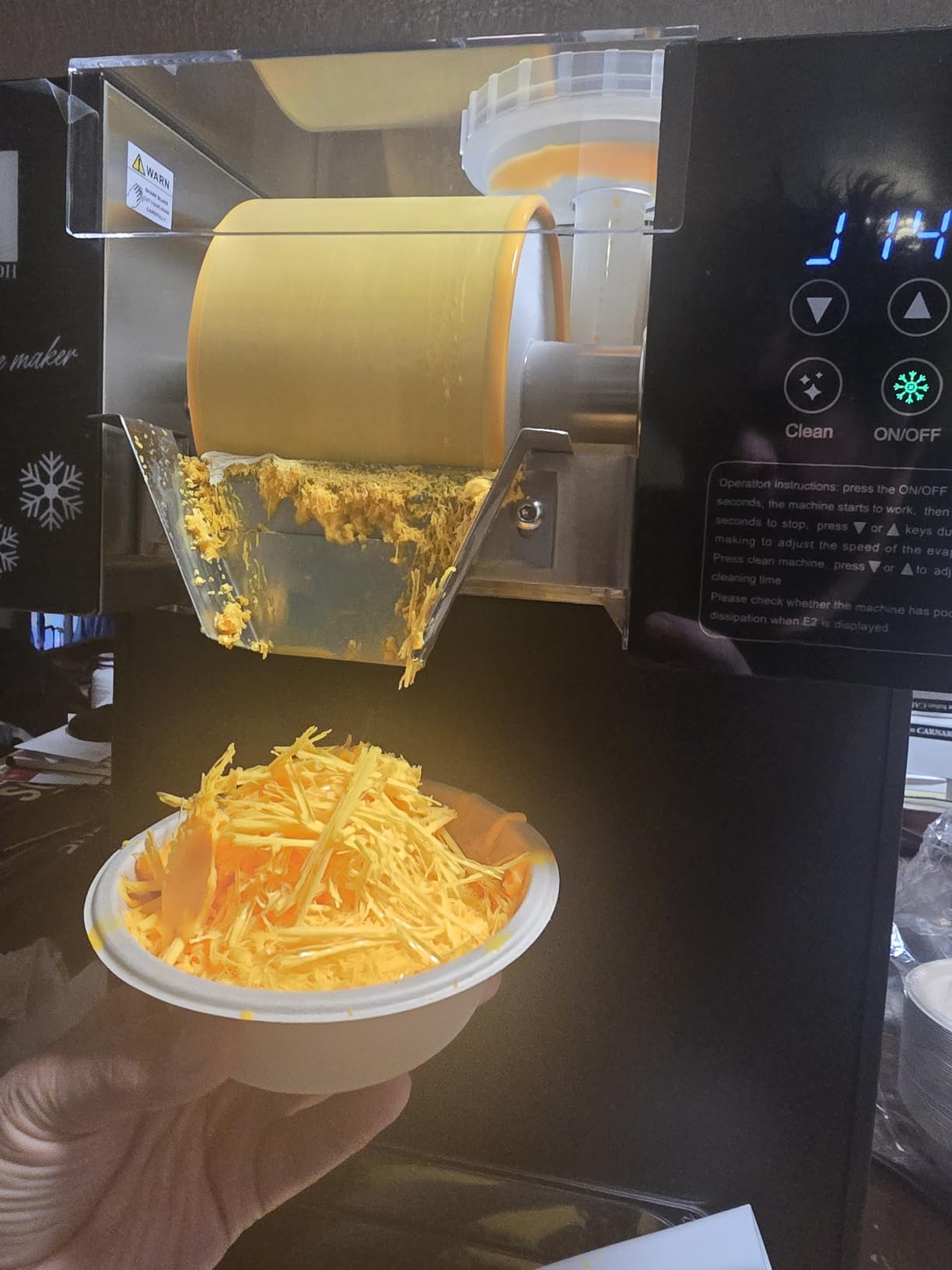 660W Snowflake Ice Machine, Commercial Shaved Ice Machine customer photo 2