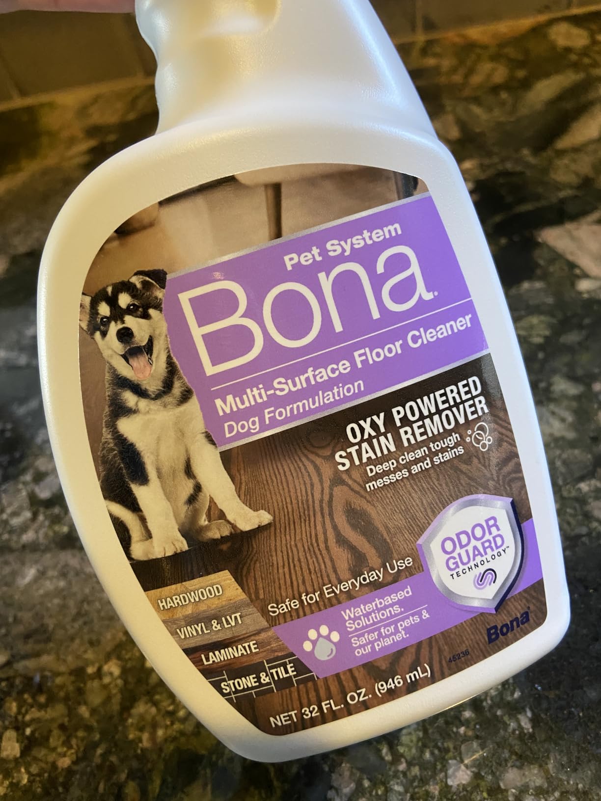 Bona Pet Spray Odor Eliminator, Dog Formulation, 32 fl oz, Safe for Carpeted Areas and Multi-Surface Floors (Pack of 2) customer photo 1