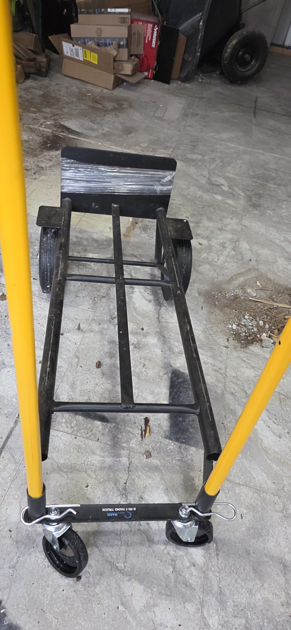 Simpli-Magic 2 in 1 Convertible Hand Truck and Dolly, 800LBS – Heavy-Duty Moving Dolly Cart with 10
