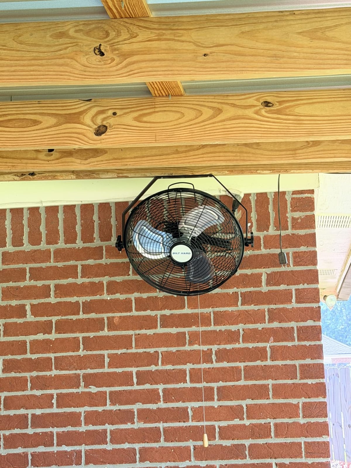 BILT HARD 24 in. Outdoor Oscillating Wall Fan, 6300 CFM 3-Speed Heavy Duty Outdoor Wall Fans, High Velocity Waterproof Fans for Patio, Commercial, Industrial, Warehouse, UL Listed customer photo 2