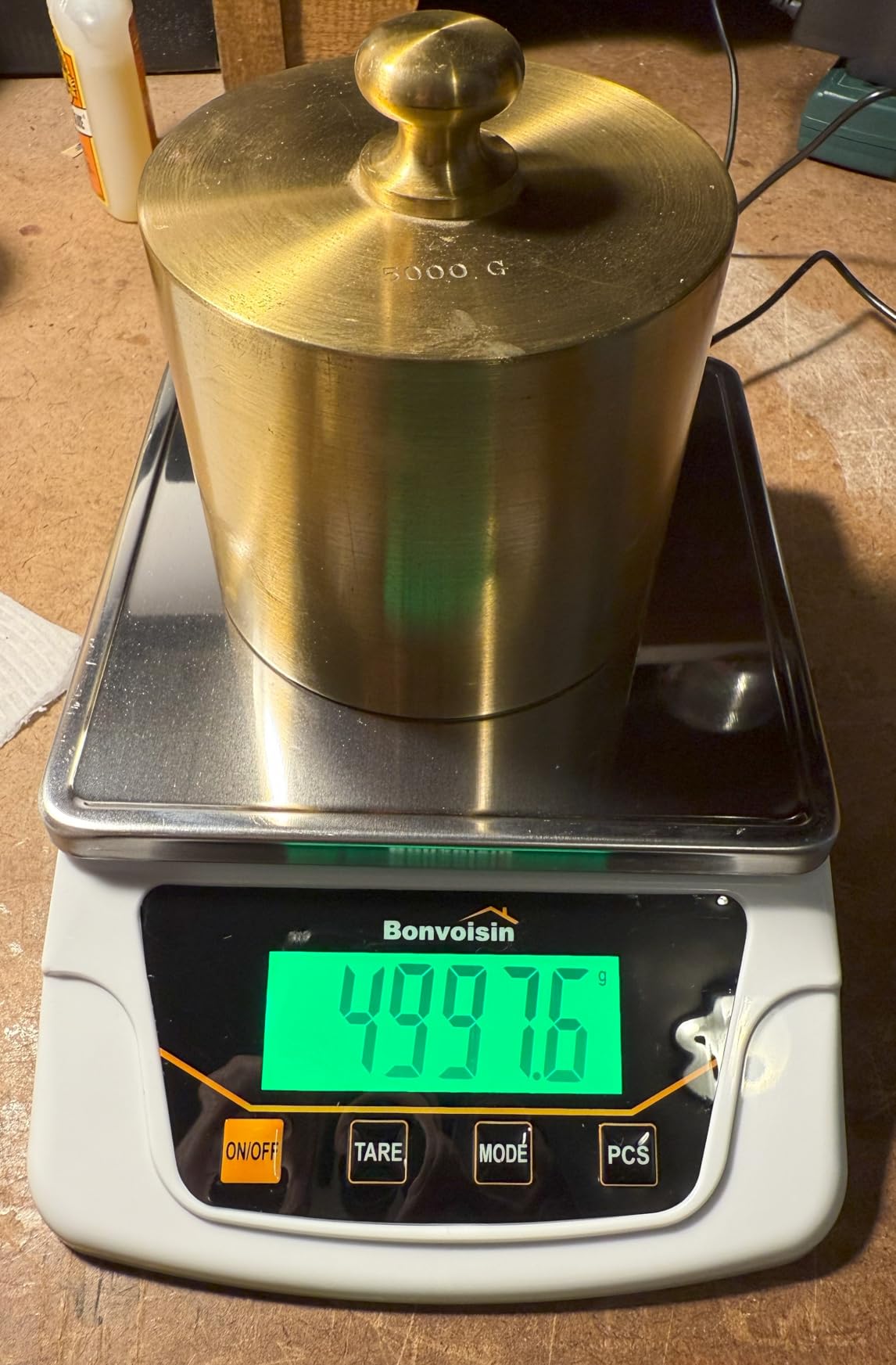 Bonvoisin Digital Scale 0.1 Gram Accuracy Precision Lab Scale 6000g Scientific Digital Balance for Laboratory, Jewelry Weighing customer photo 2