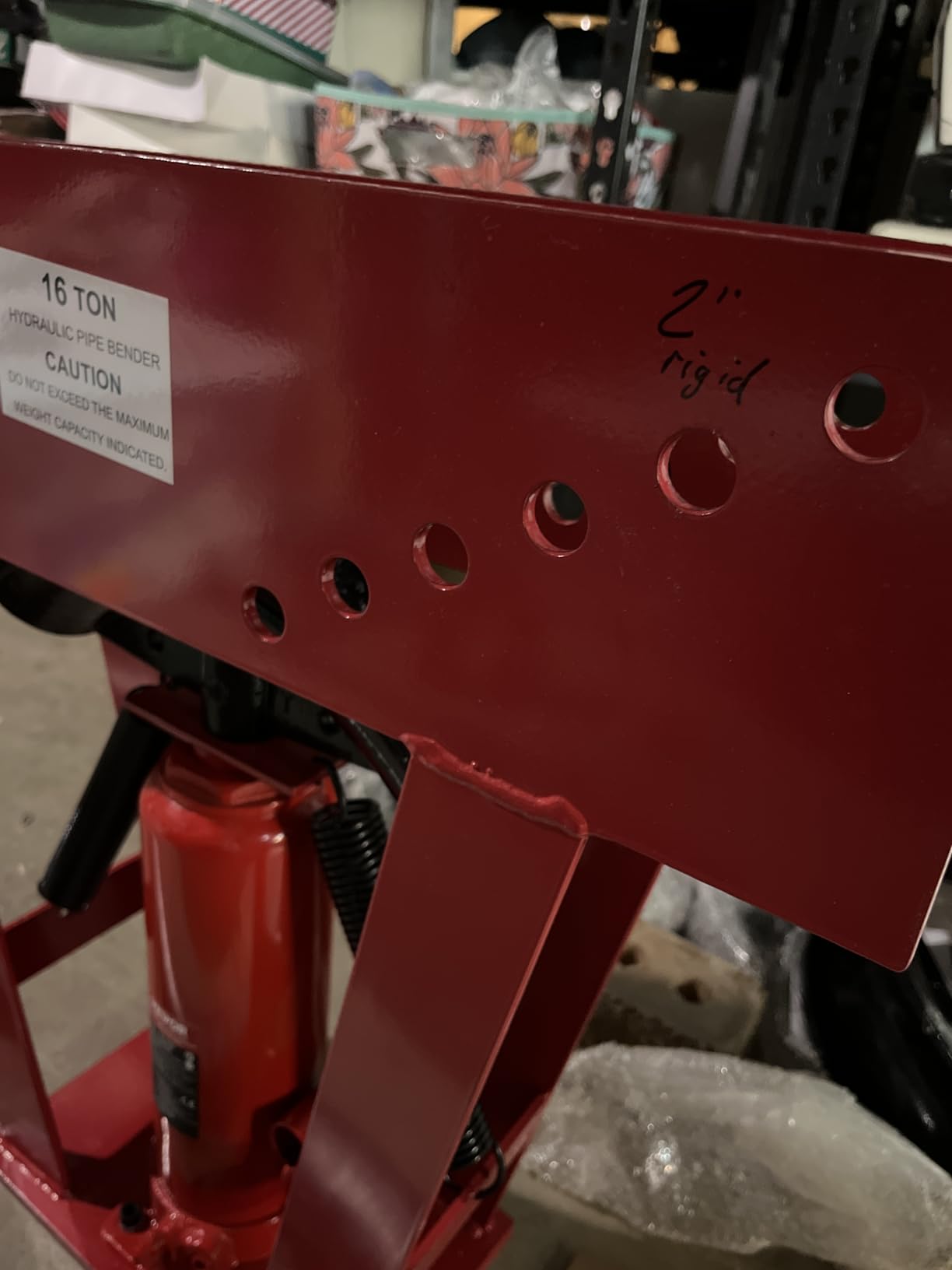 VEVOR Hydraulic Pipe Bender, 12 Ton Manual Copper Exhaust Pipe Bending Machine with 6 Dies (1/2