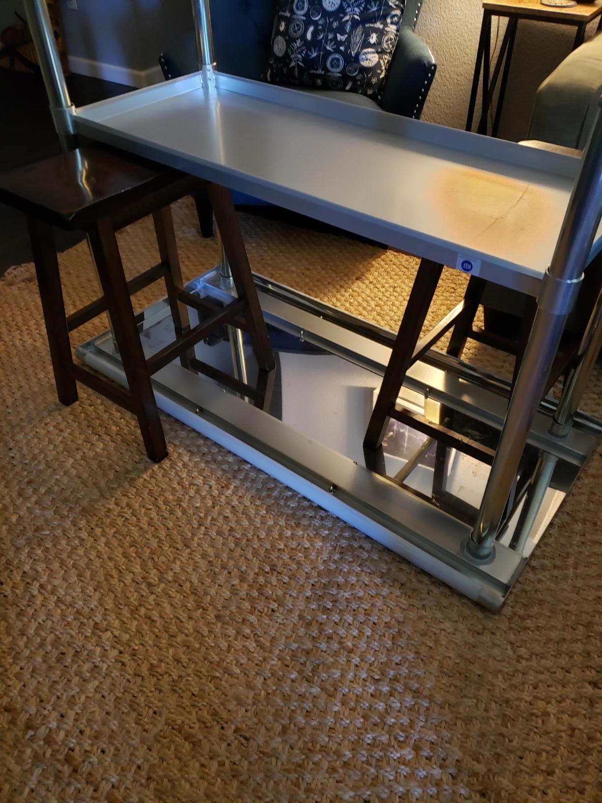 FDW Stainless Steel Table for Prep & Work 24 x 60 Inches, Commercial Heavy Duty Table with Undershelf and Adjustable Legs Food Prep Worktable for Restaurant, Kitchen customer photo 1