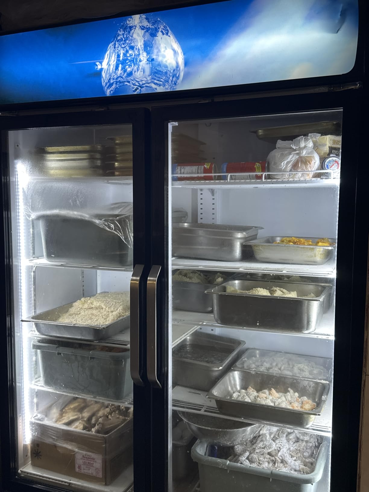 Mojgar Commercial Refrigerators, 28 Cu.Ft Beverage Fridge with 2 Glass Door customer photo 1