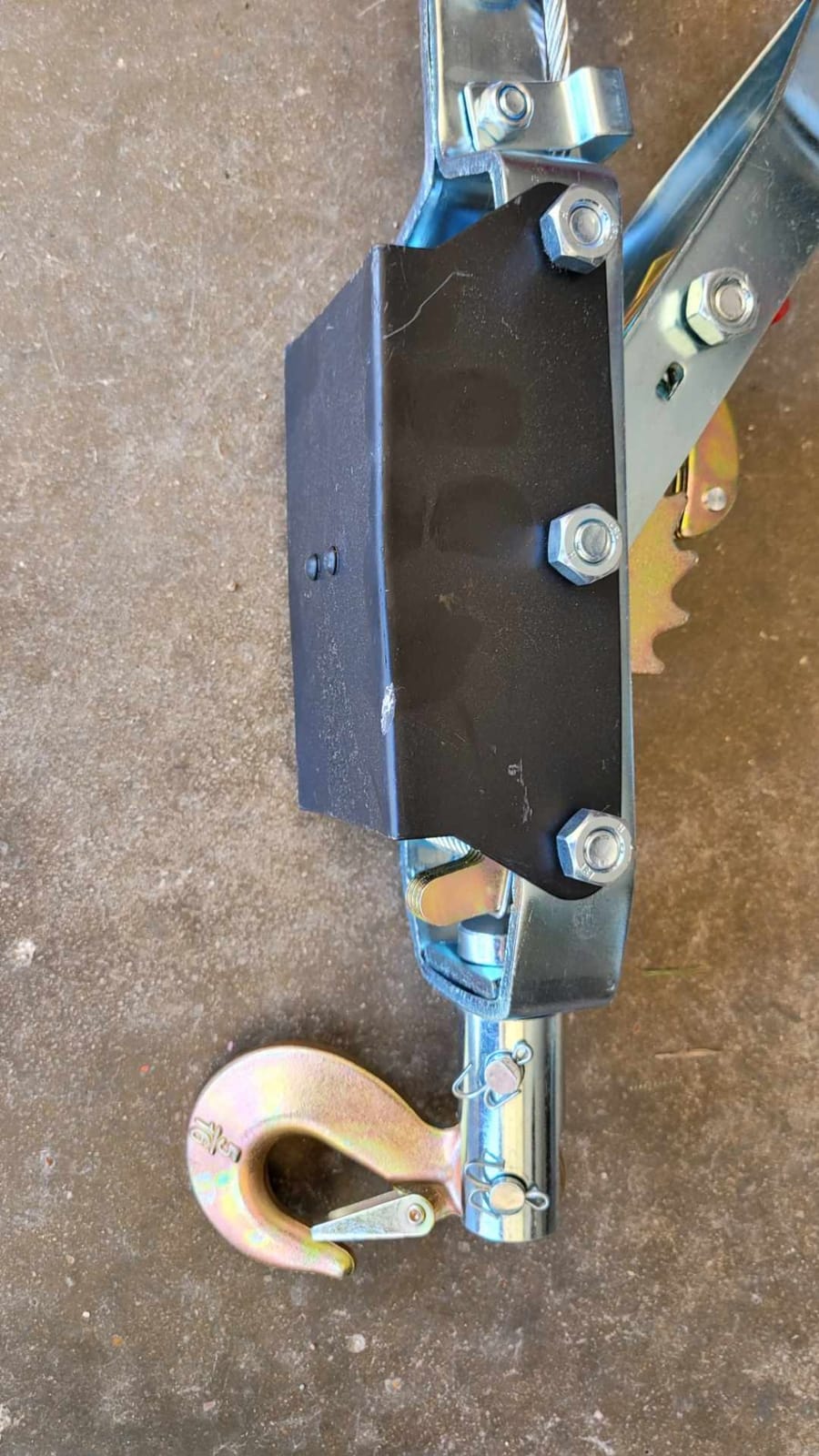 Come Along Winch 5 Ton (11,023 lbs), Manual Cable Puller, 10 ft Steel Cable customer photo 1