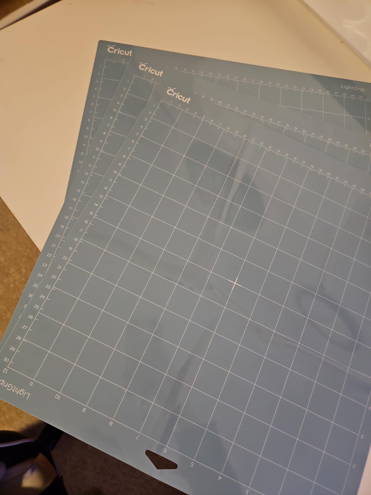 Cricut LightGrip Cutting Mat Pack (6 Count, 12in x 12in) customer photo 2