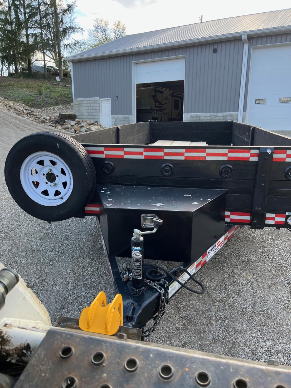 HitchLok Skid Hitch Attachment for Skidsteer, Tractor 5,000/20,000lb Capacity. Made in the USA customer photo 1