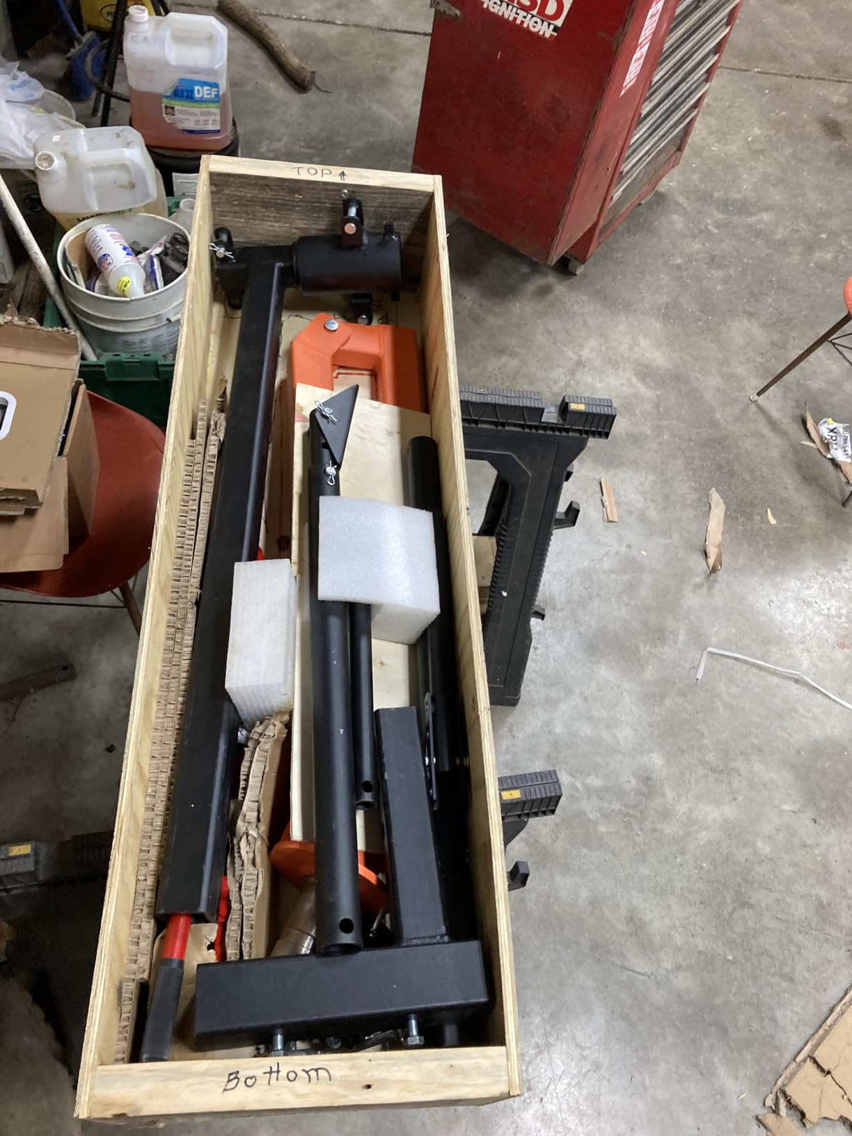 Rugcel 1500 lb Stretchable Receiver Hitch Mounted Hydraulic Swivel Pickup Truck Crane, with Three Boom Capacities of 750 lb, 1000 lb and 1500 lb (Hitch Crane 1500LB) customer photo 1