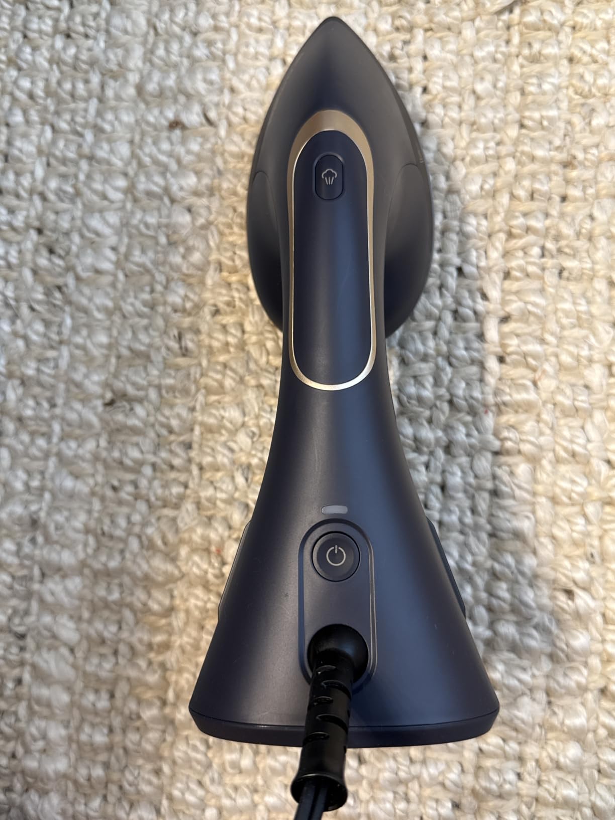 BEAUTURAL Steamer for Clothes, Handheld 2-in-1 Steam & Iron, 1200W, Navy customer photo 2
